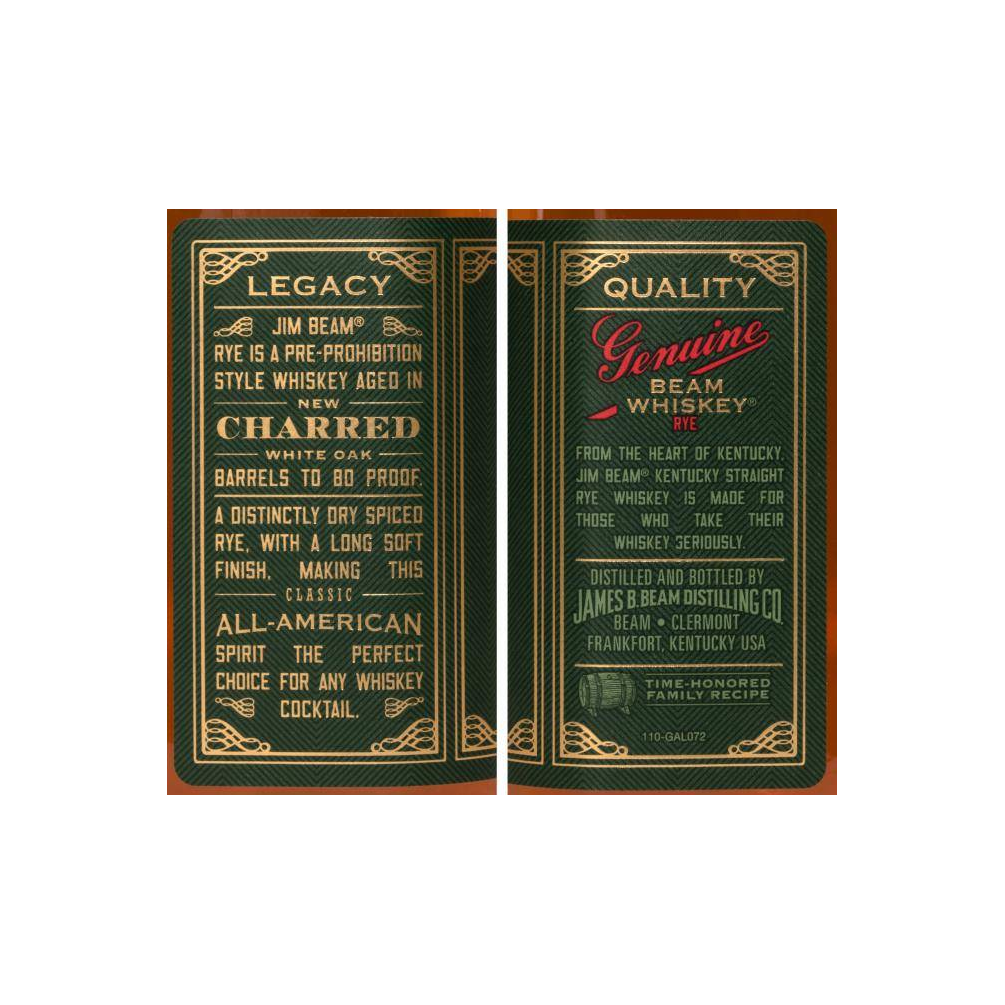 Jim Beam Rye Whisky 3