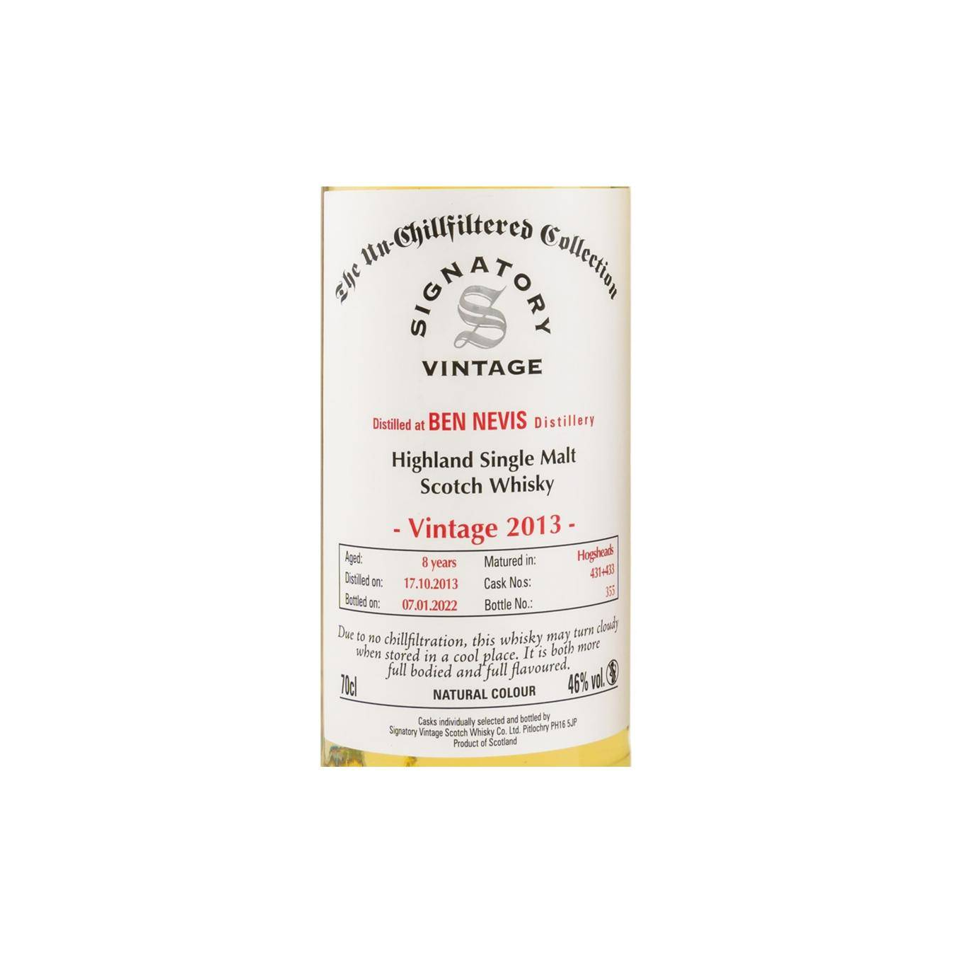 Ben Nevis The Un-Chillfiltered Collection 2013 8 Years Single Malt Whisky 3