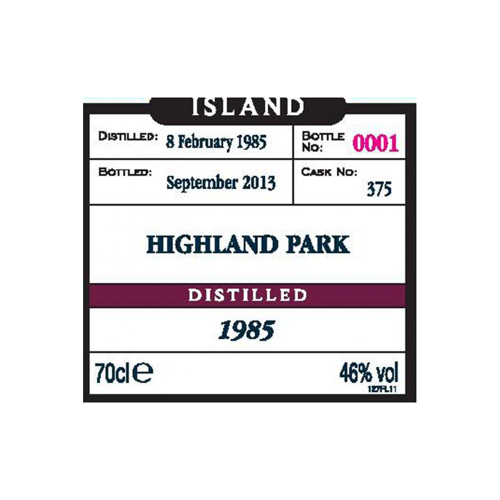 Highland Park 1985 28 Years Single Malt Whisky