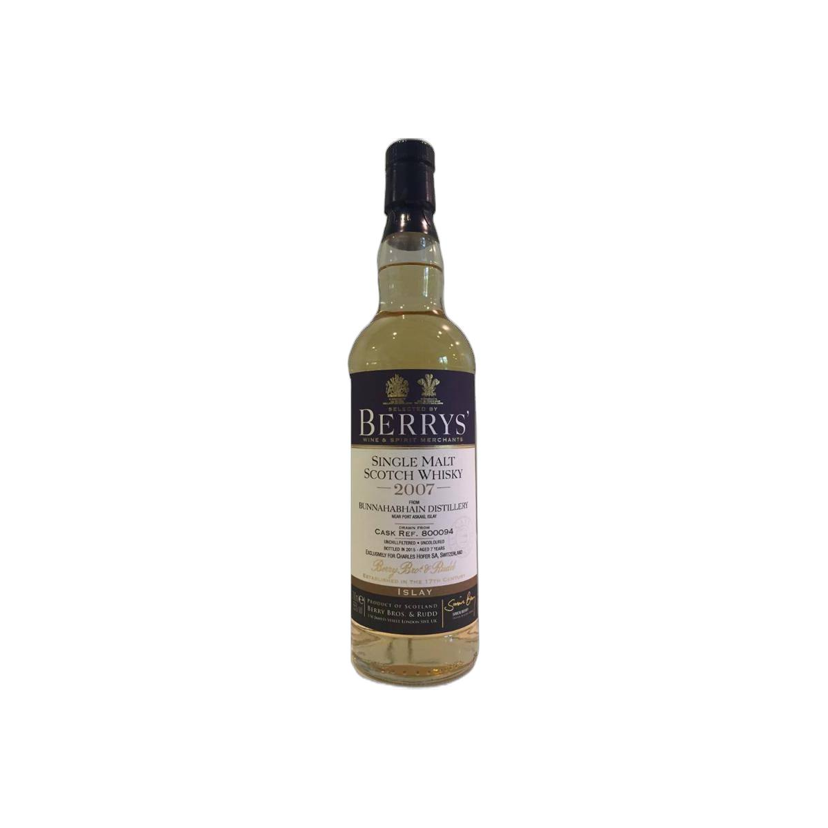 Bunnahabhain 2007 7 Years Single Malt Whisky