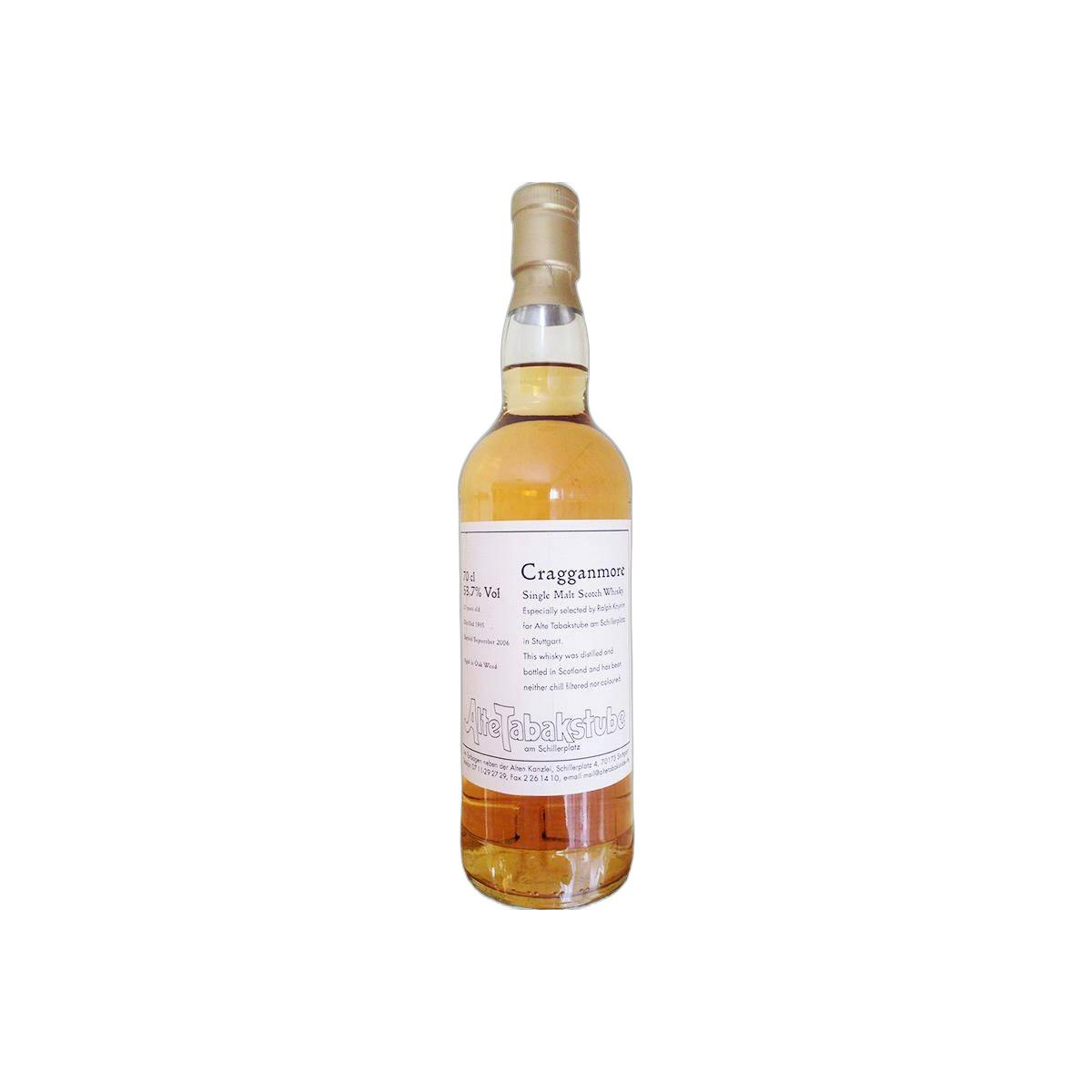 Cragganmore 1985 21 Years Single Malt Whisky