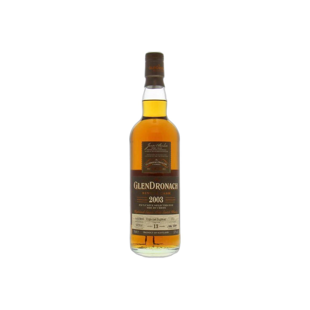 GlenDronach Single Cask 2003 13 Years Single Malt Whisky