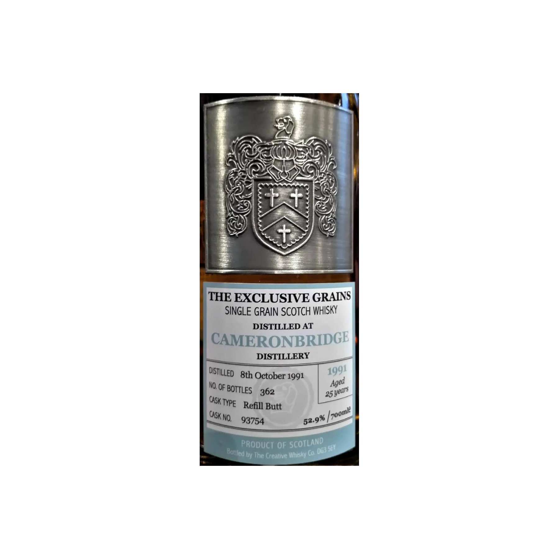 Cameronbridge 1991 25 Years Single Grain Whisky 3