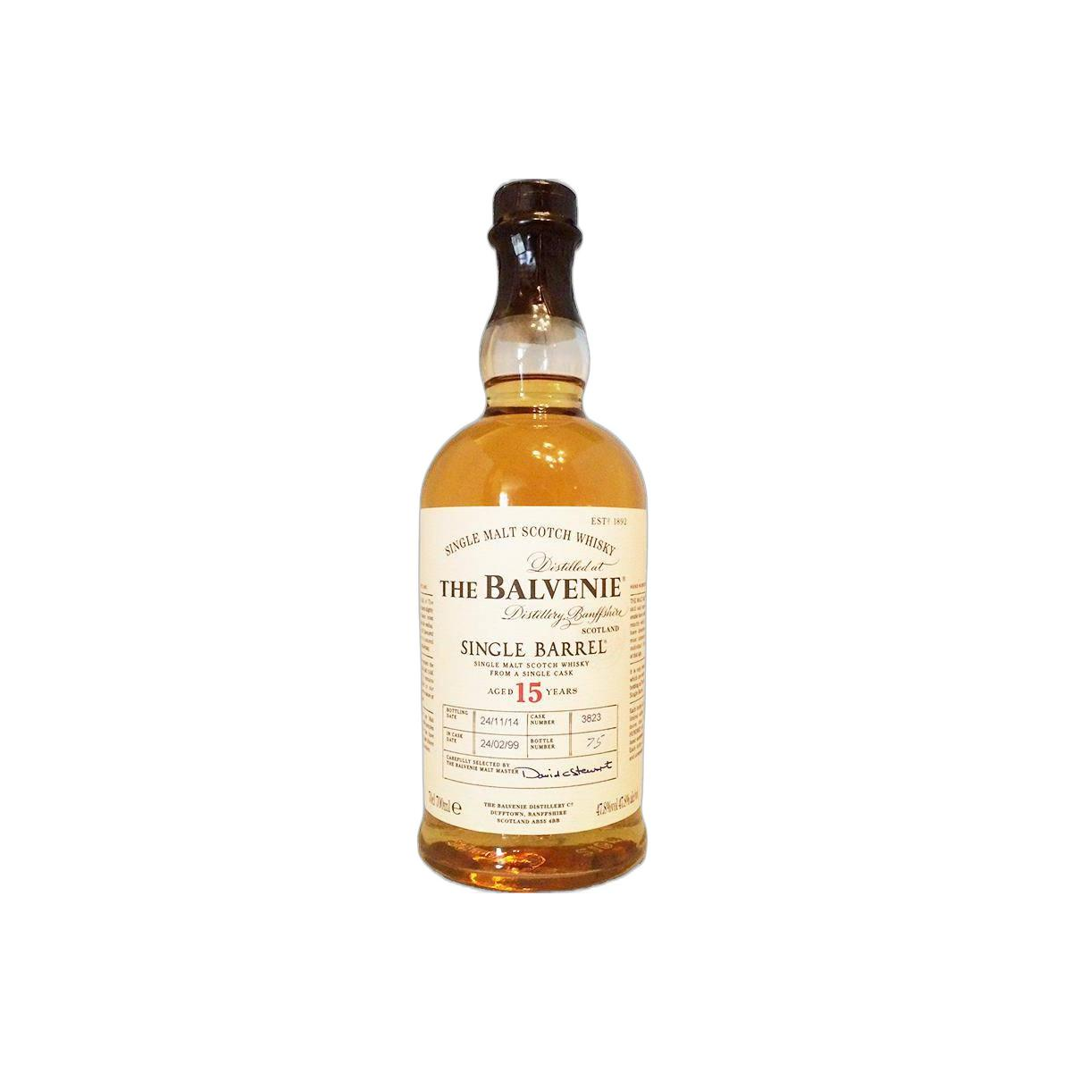 The Balvenie Single Cask 1999 15 Years Single Malt Whisky