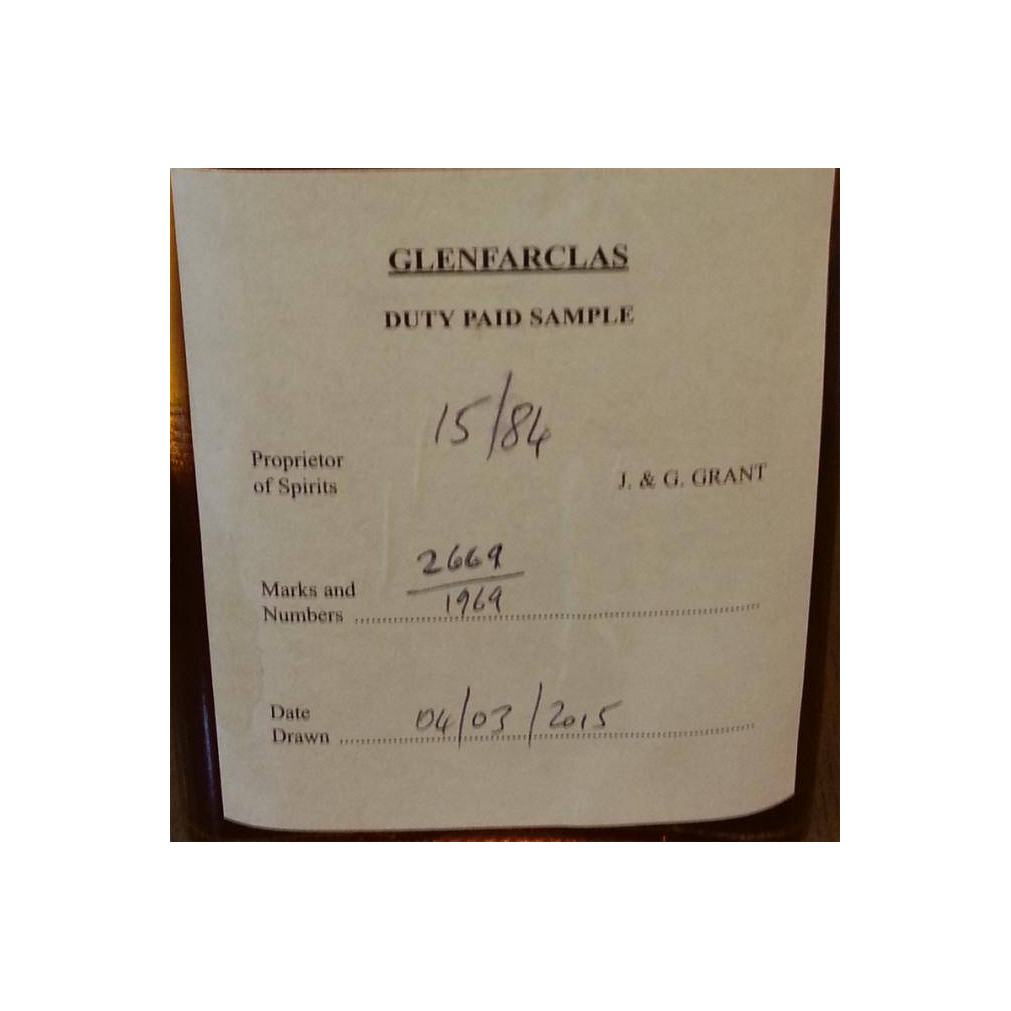 Glenfarclas 1969 45 Years Single Malt Whisky