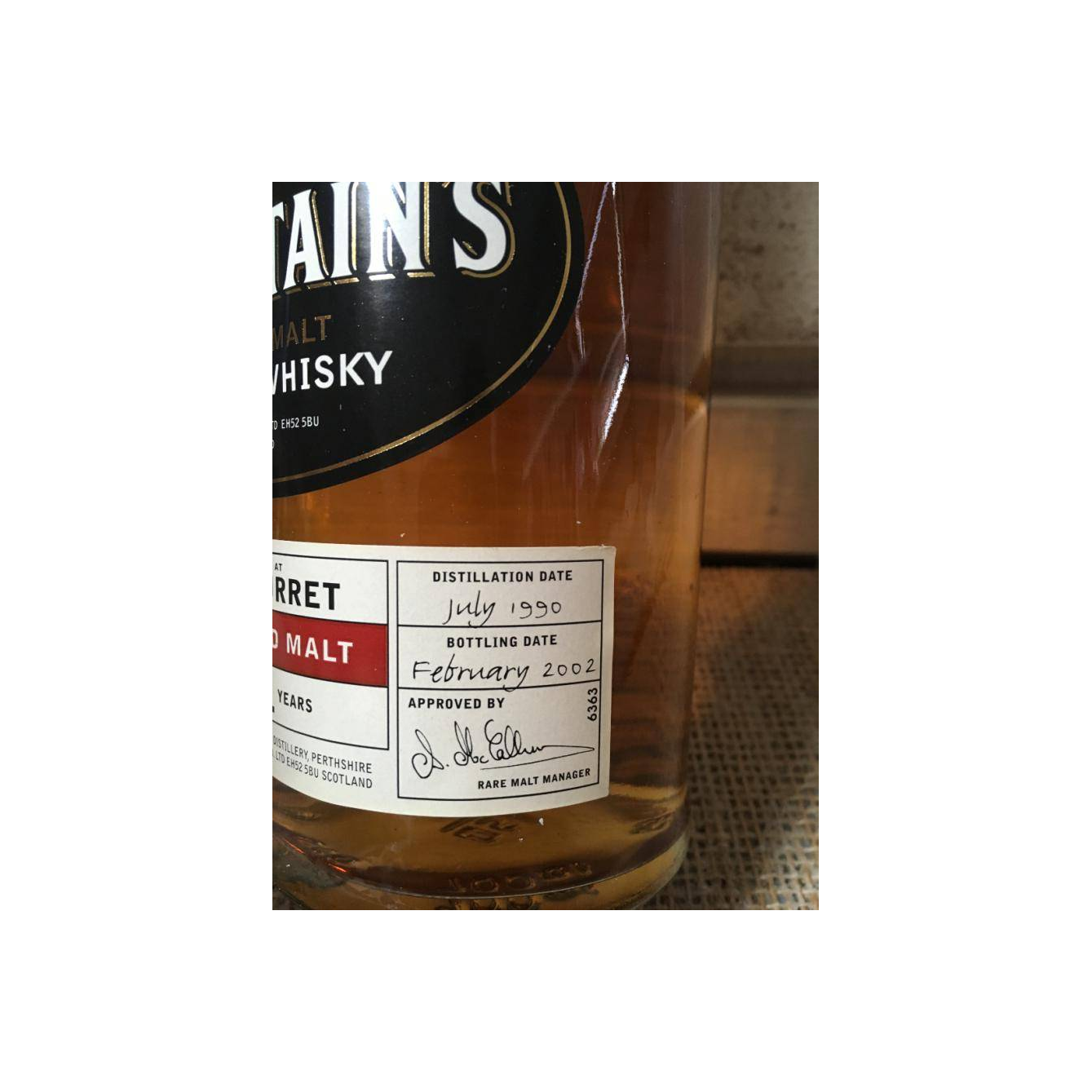 The Glenturret 1990 11 Years Single Malt Whisky 3