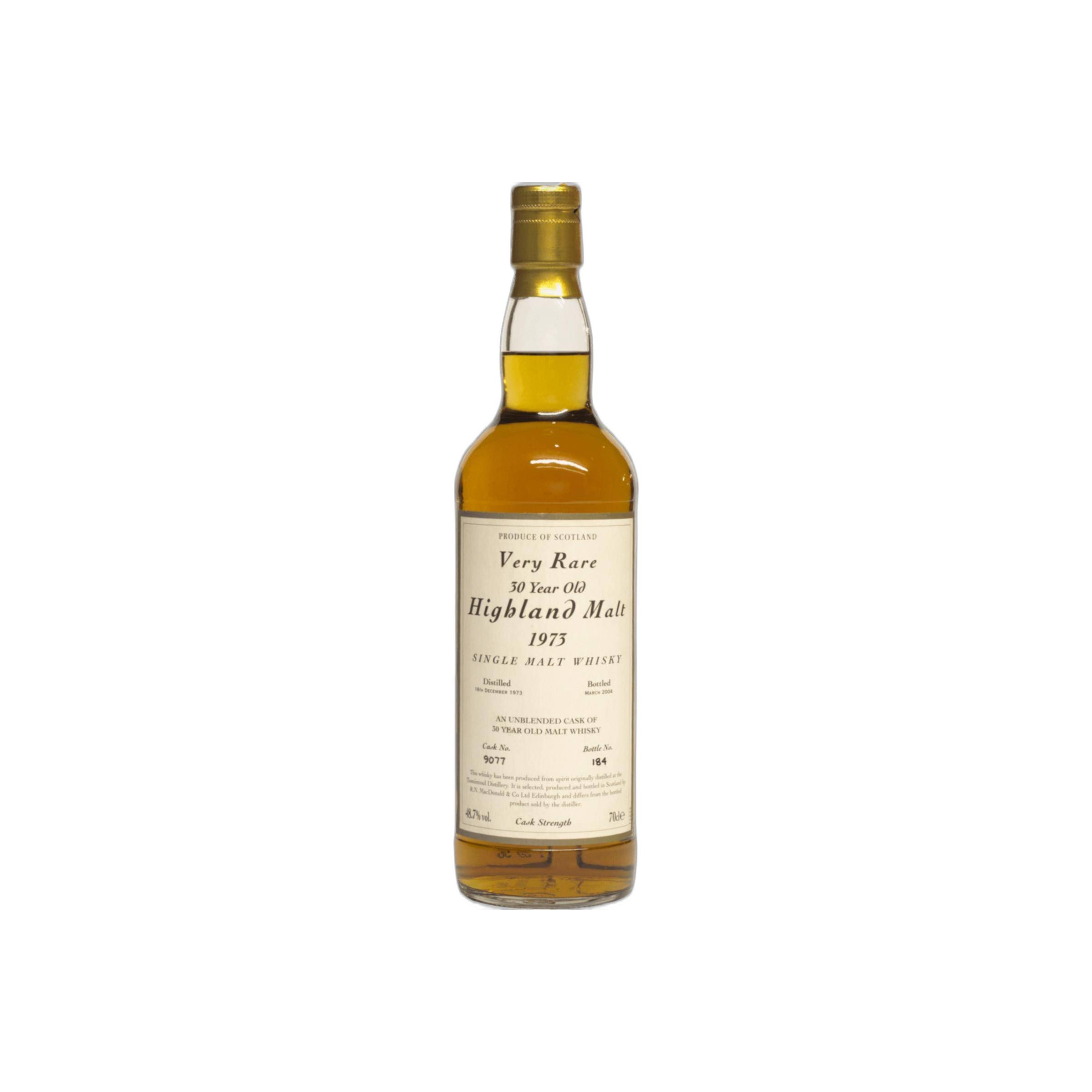 Tomintoul 1973 30 Years Single Malt Whisky