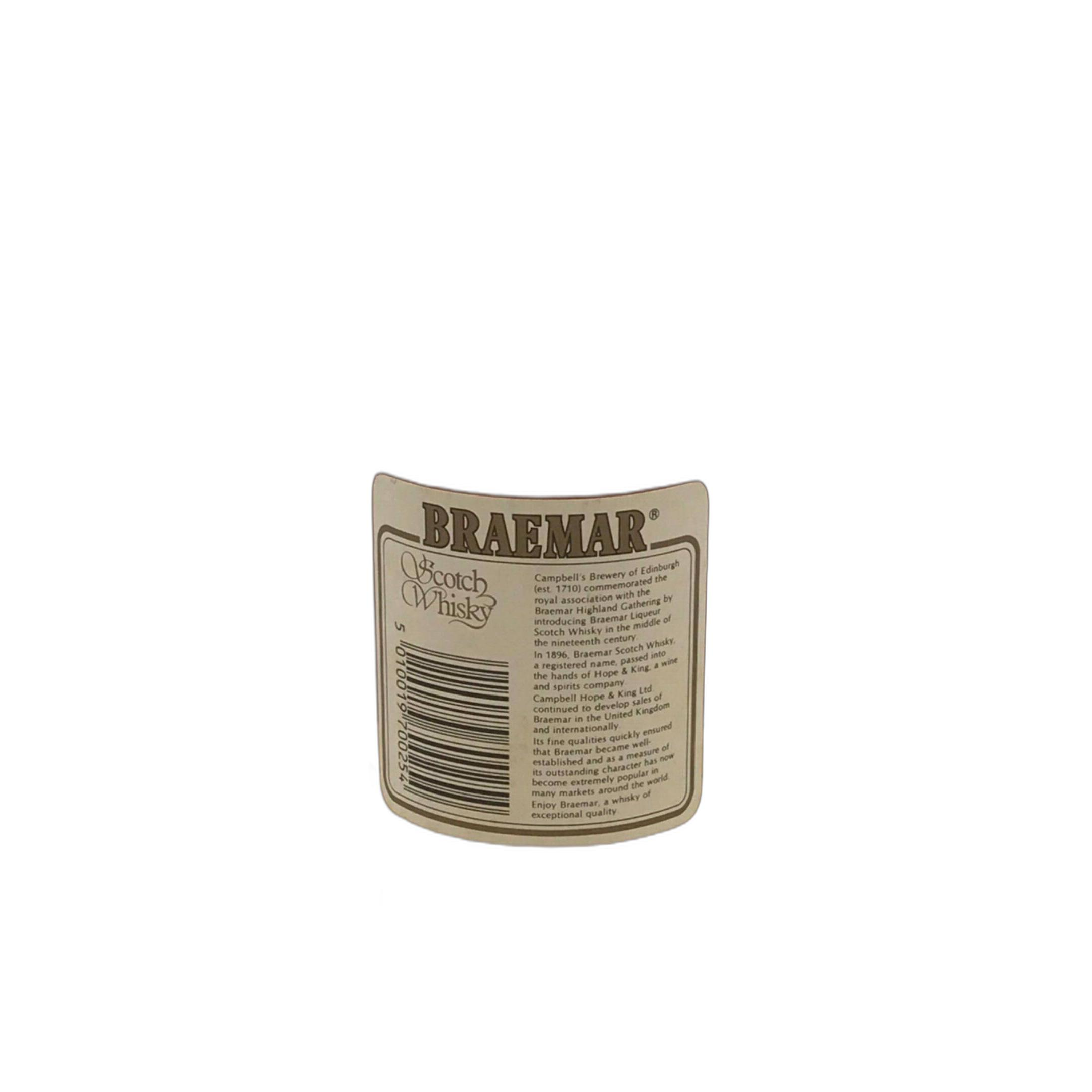 Braemar Scotch Whisky 2