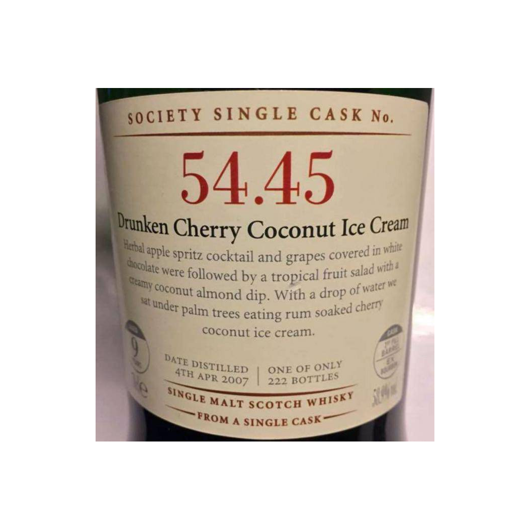 The Scotch Malt Whisky Society 2007 9 Years Single Malt Whisky 2