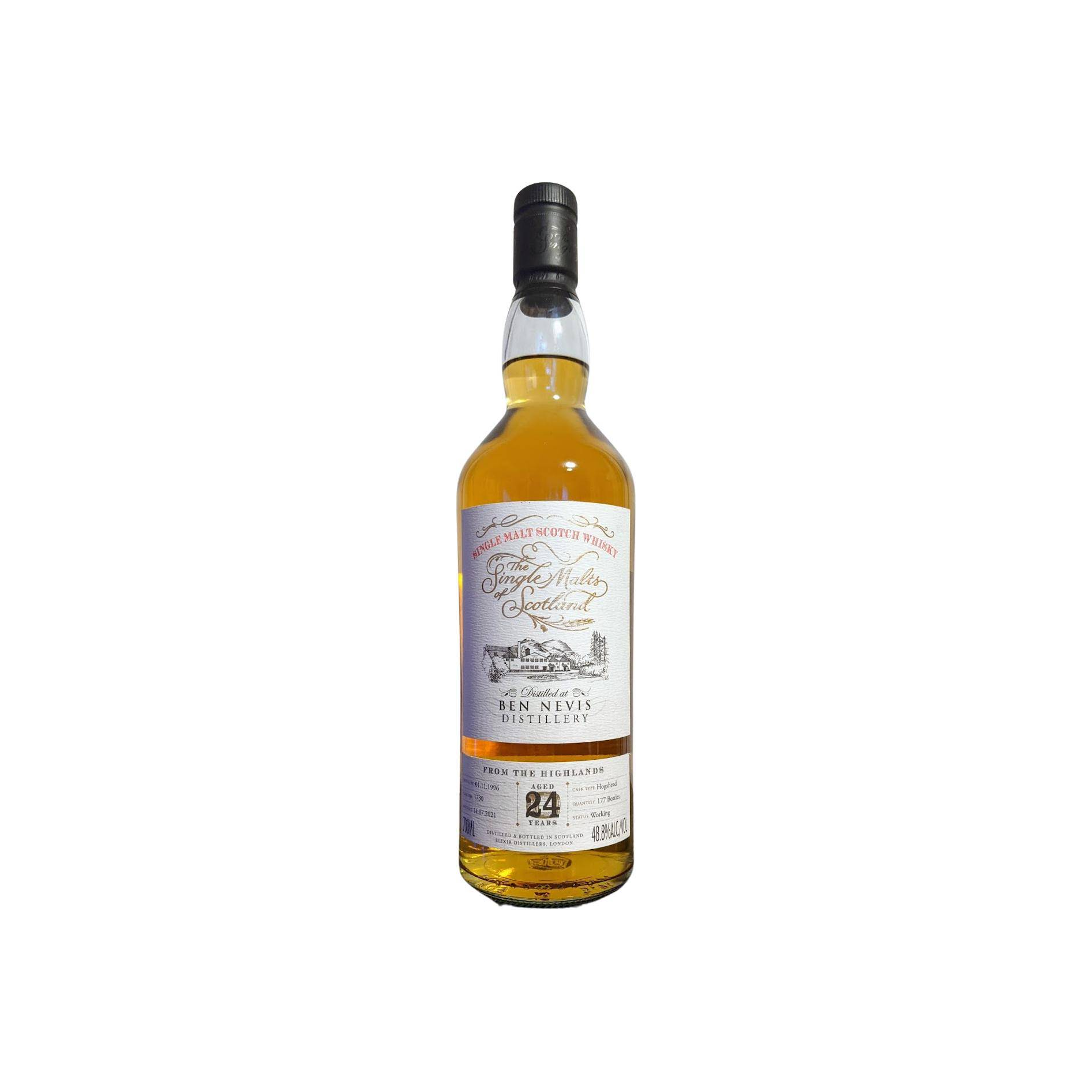 Ben Nevis The Single Malts of Scotland 1996 24 Years Single Malt Whisky
