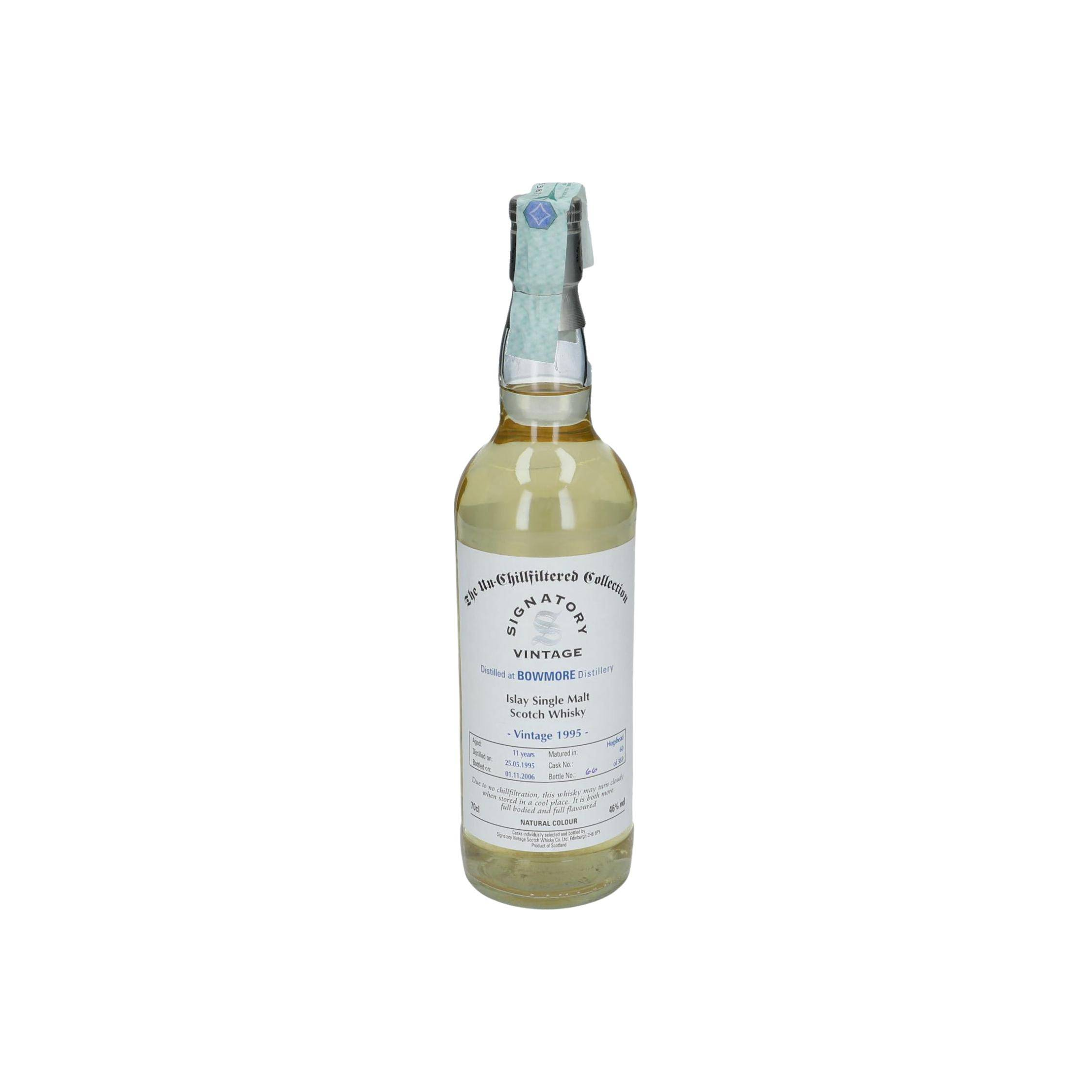 Bowmore The Un-Chillfiltered Collection 1995 11 Years Single Malt Whisky