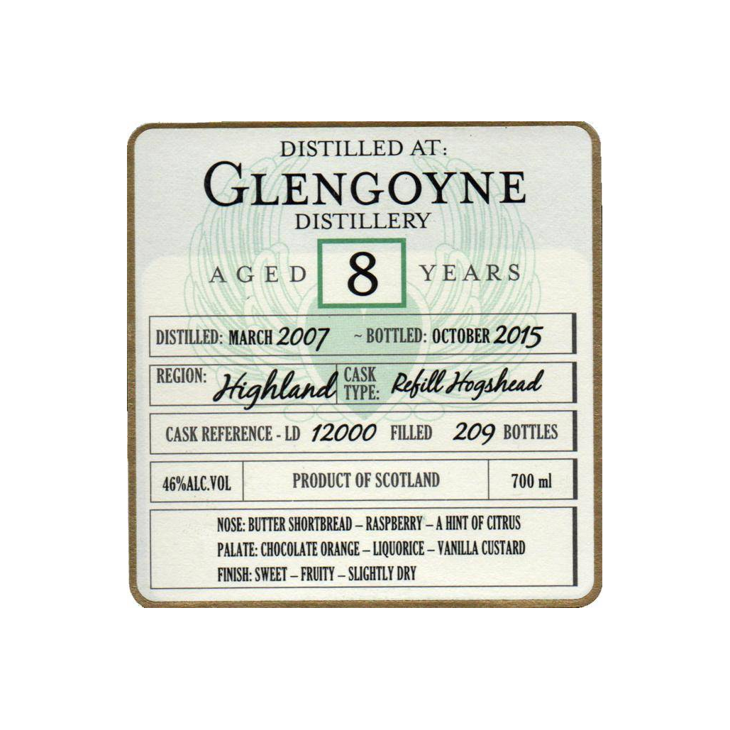 Glengoyne 2007 8 Years Single Malt Whisky 2