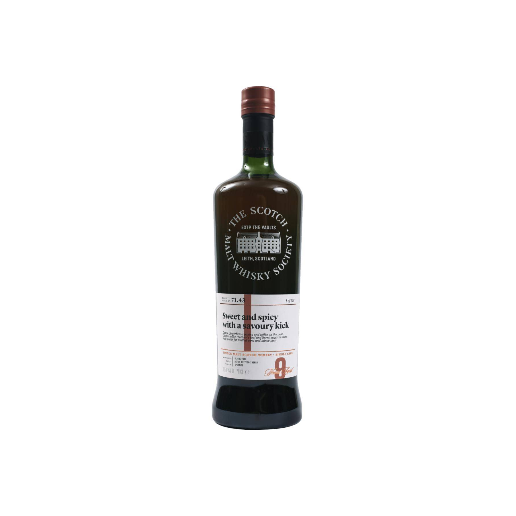 The Scotch Malt Whisky Society 2007 9 Years Single Malt Whisky