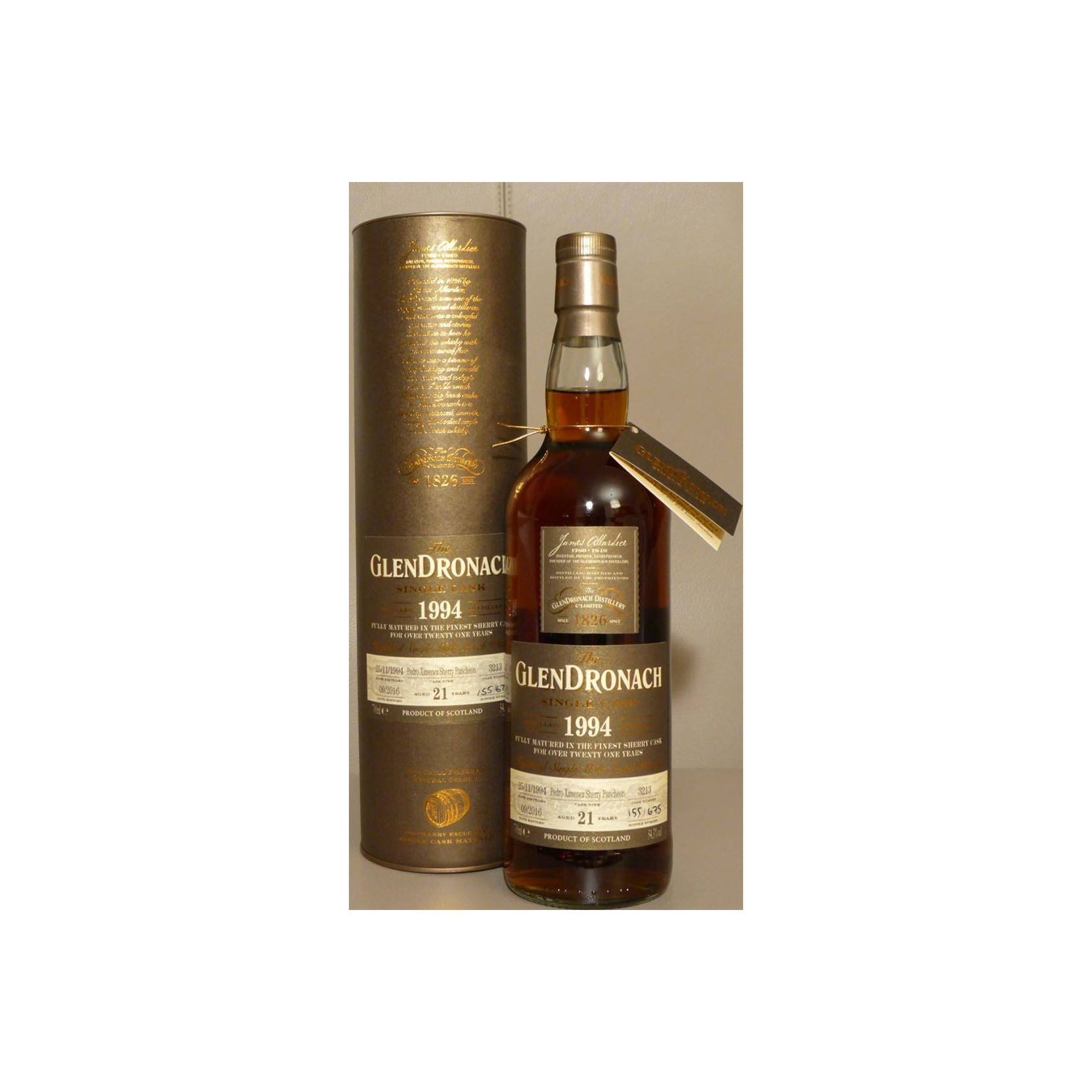 GlenDronach Single Cask 1994 21 Years Single Malt Whisky