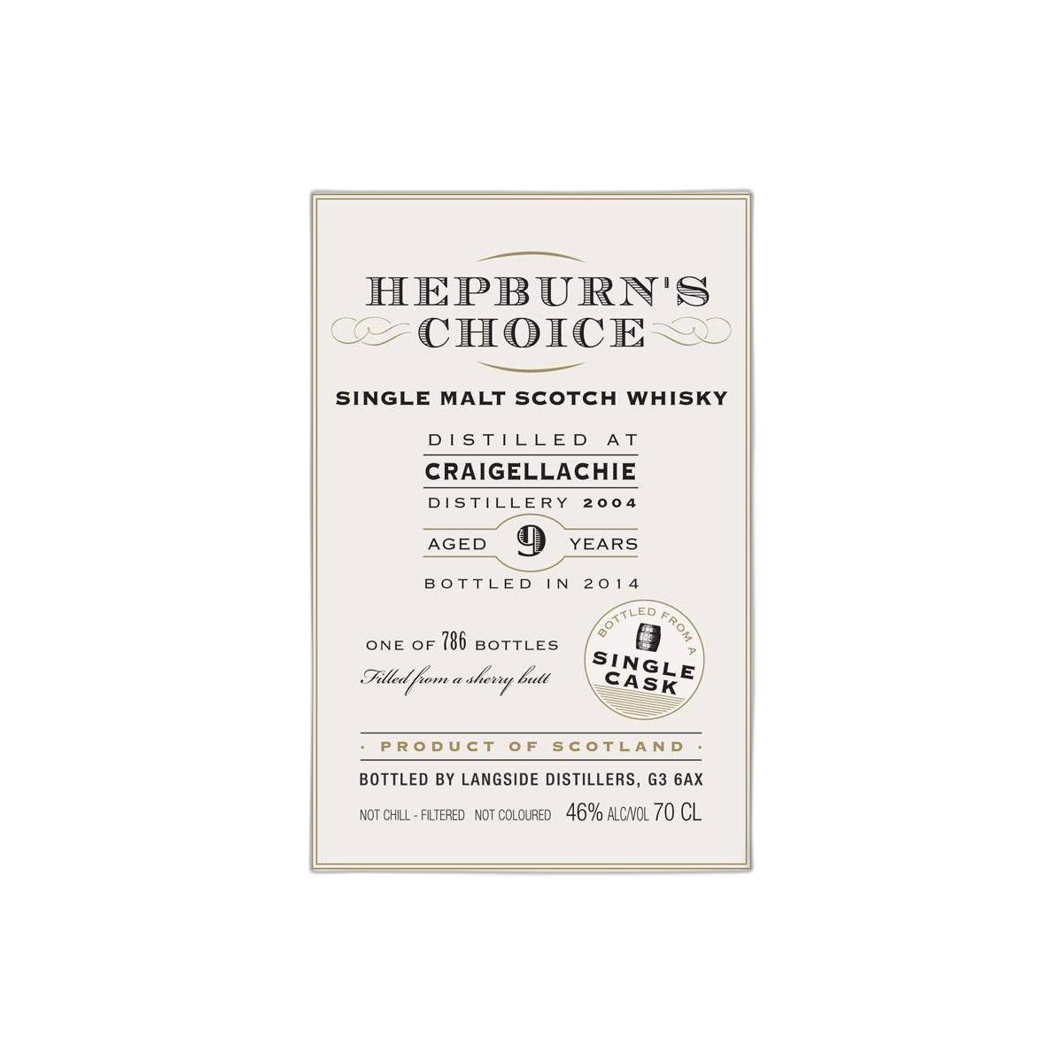 Craigellachie 2004 9 Years Single Malt Whisky 3