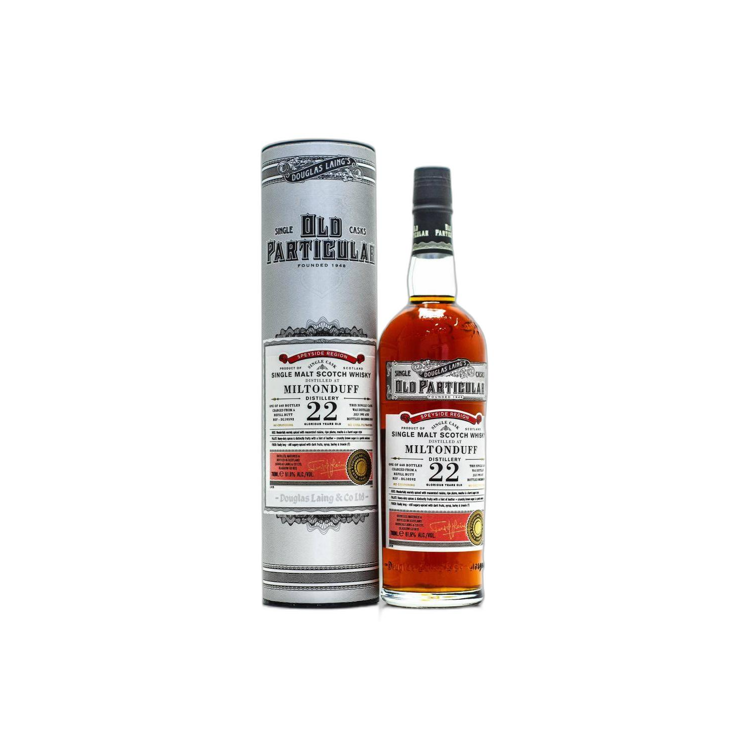 Miltonduff Old Particular 1992 22 Years Single Malt Whisky 2