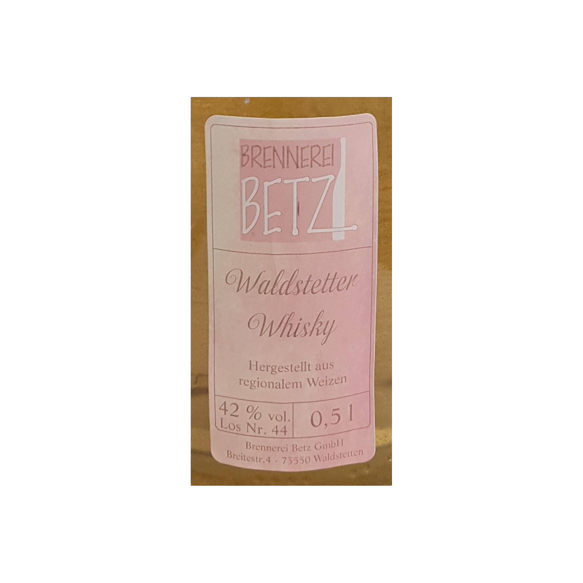 Destillerie Betz Waldstetter Whisky 2