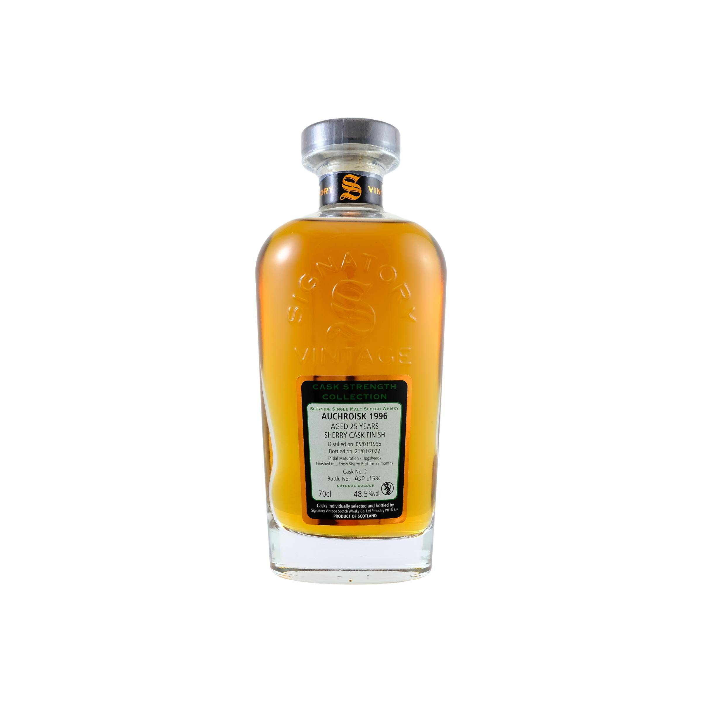 Auchroisk Cask Strength Collection 1996 25 Years Single Malt Whisky