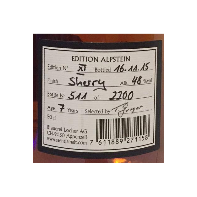 Säntis Malt 7 Years Single Malt Whisky 2