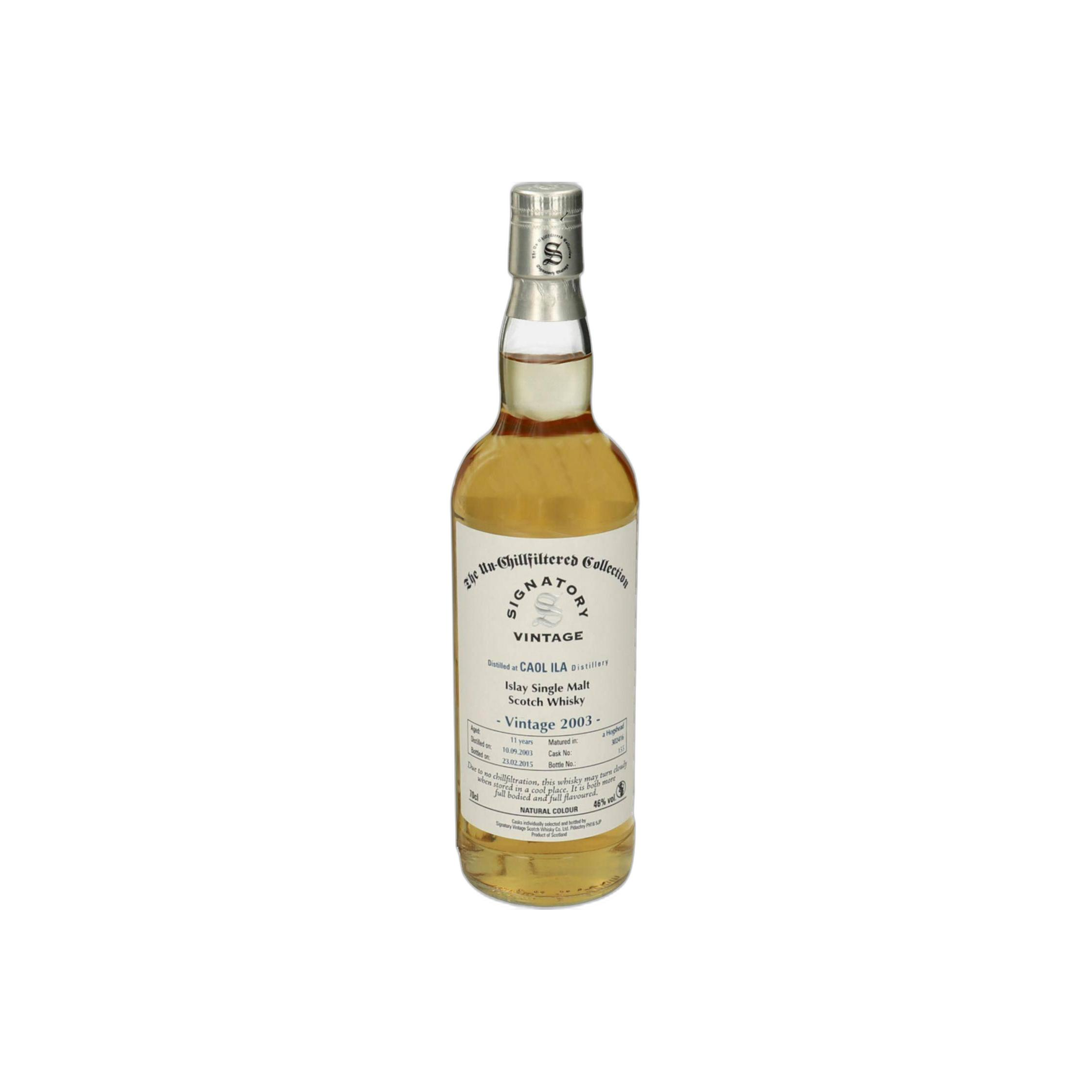 Caol Ila The Un-Chillfiltered Collection 2003 11 Years Single Malt Whisky