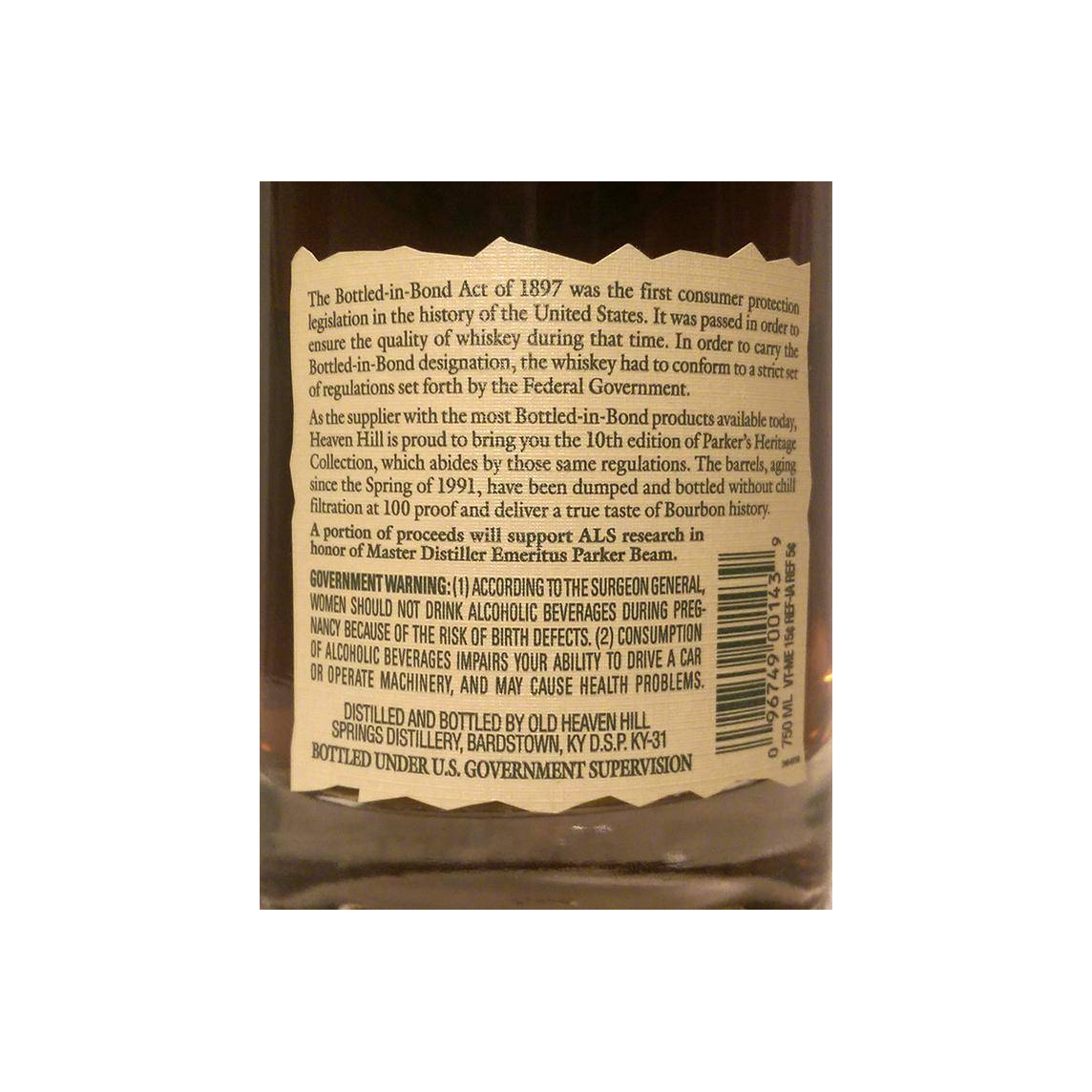 Parkers 1991 24 Years Bourbon Whisky 2