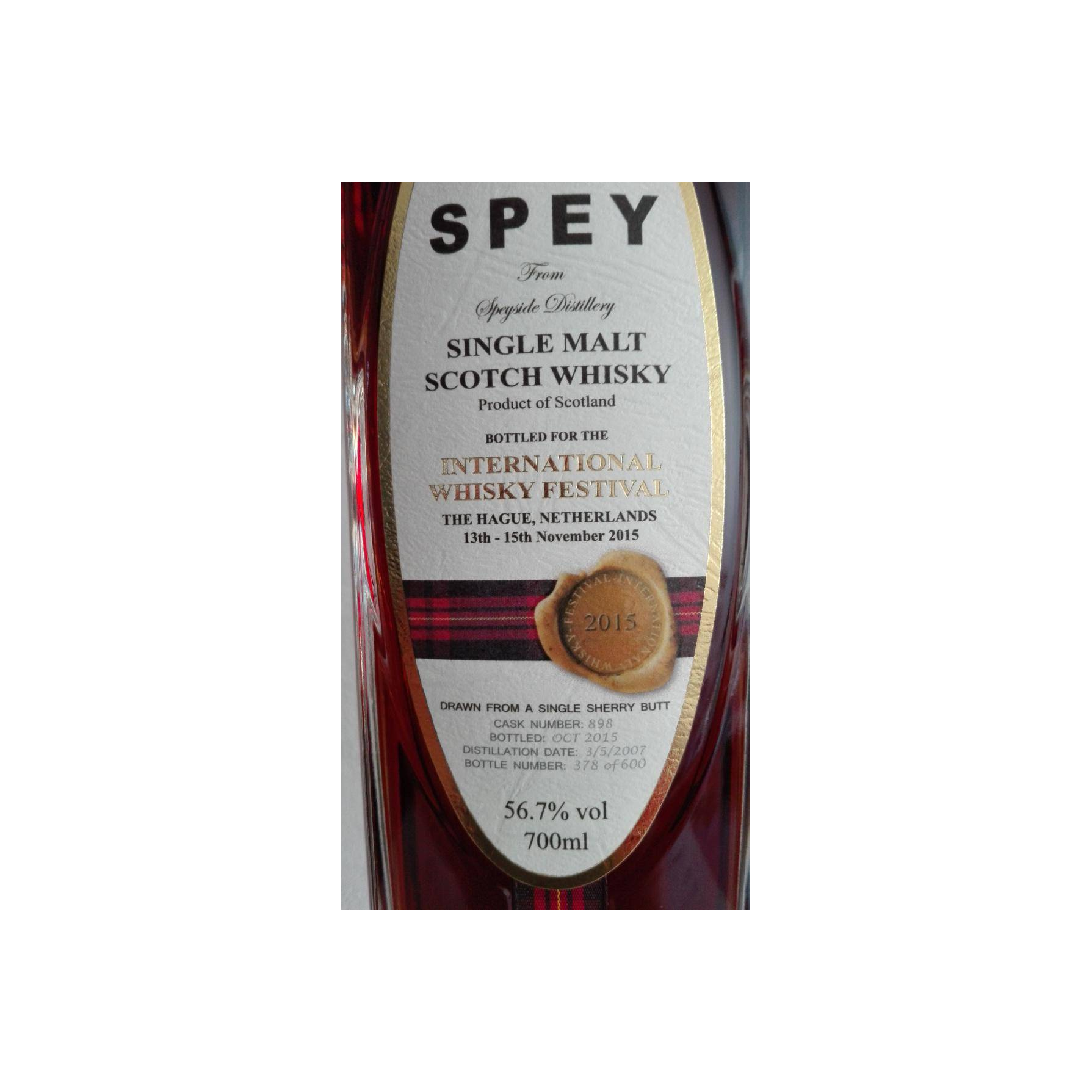 The Speyside 2007 8 Years Single Malt Whisky 2