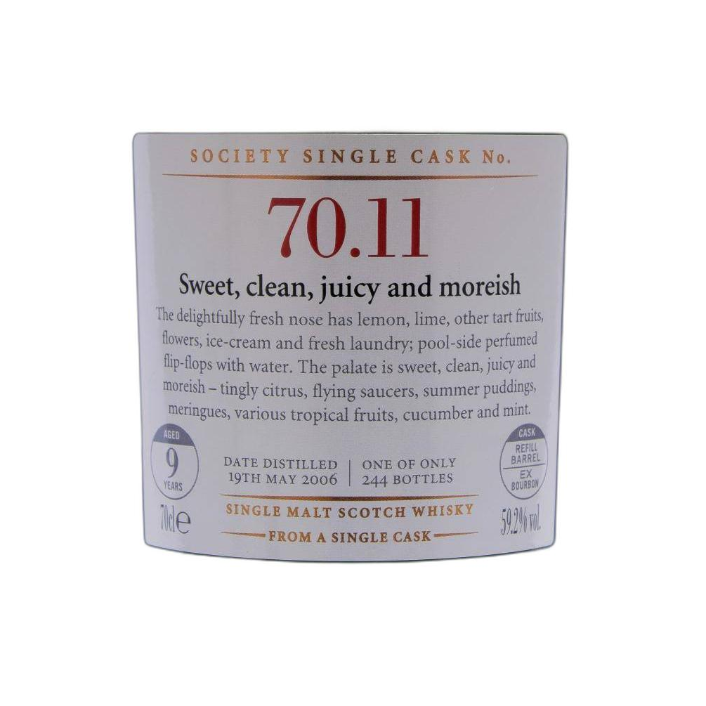 The Scotch Malt Whisky Society 2006 9 Years Single Malt Whisky 2