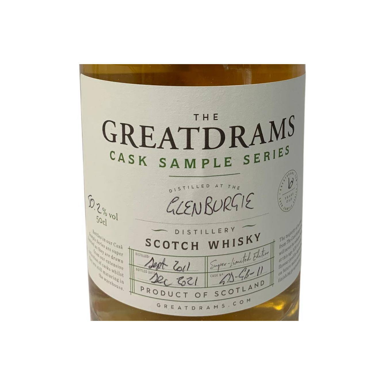 Glenburgie 2011 10 Years Single Malt Whisky 2