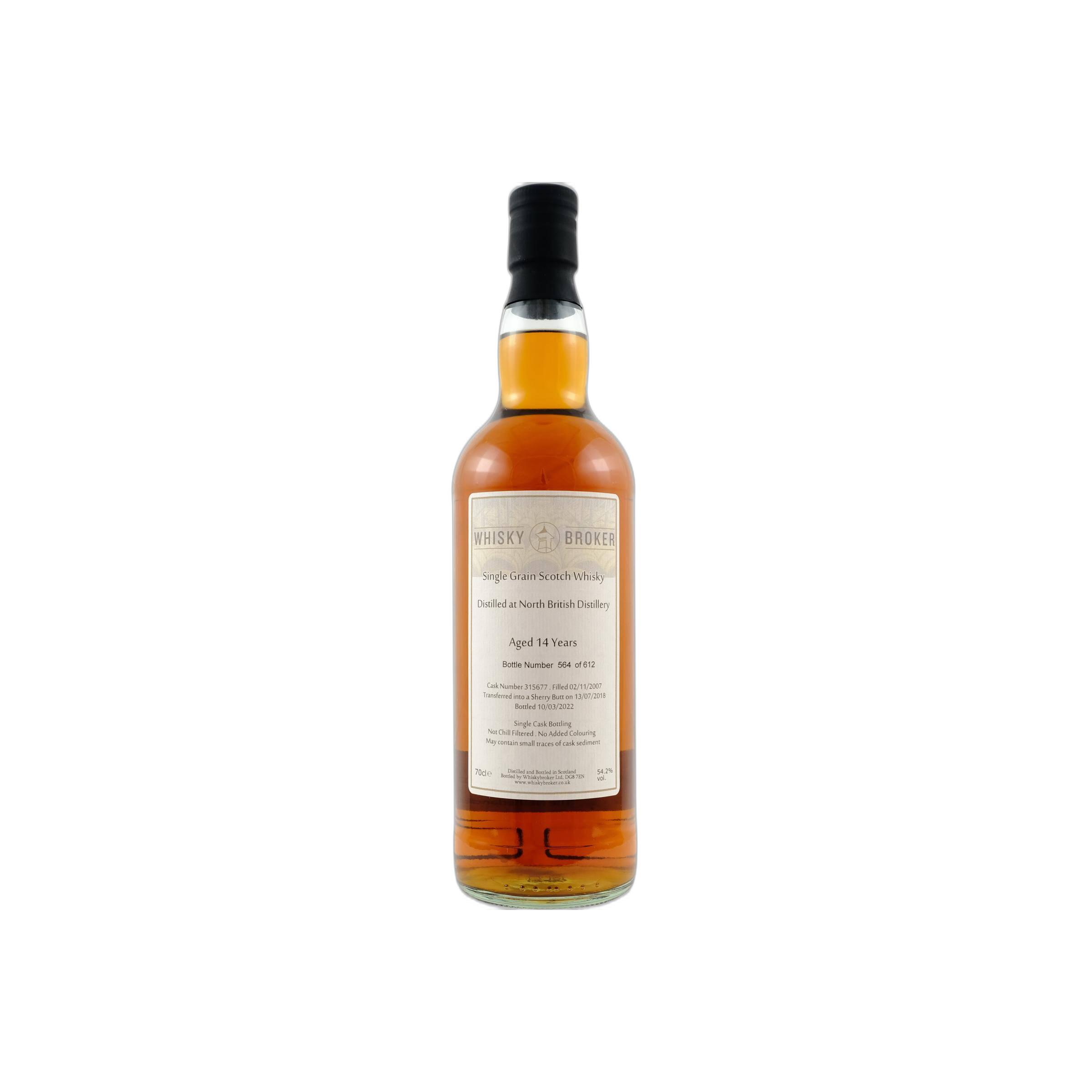North British 2007 14 Years Single Grain Whisky