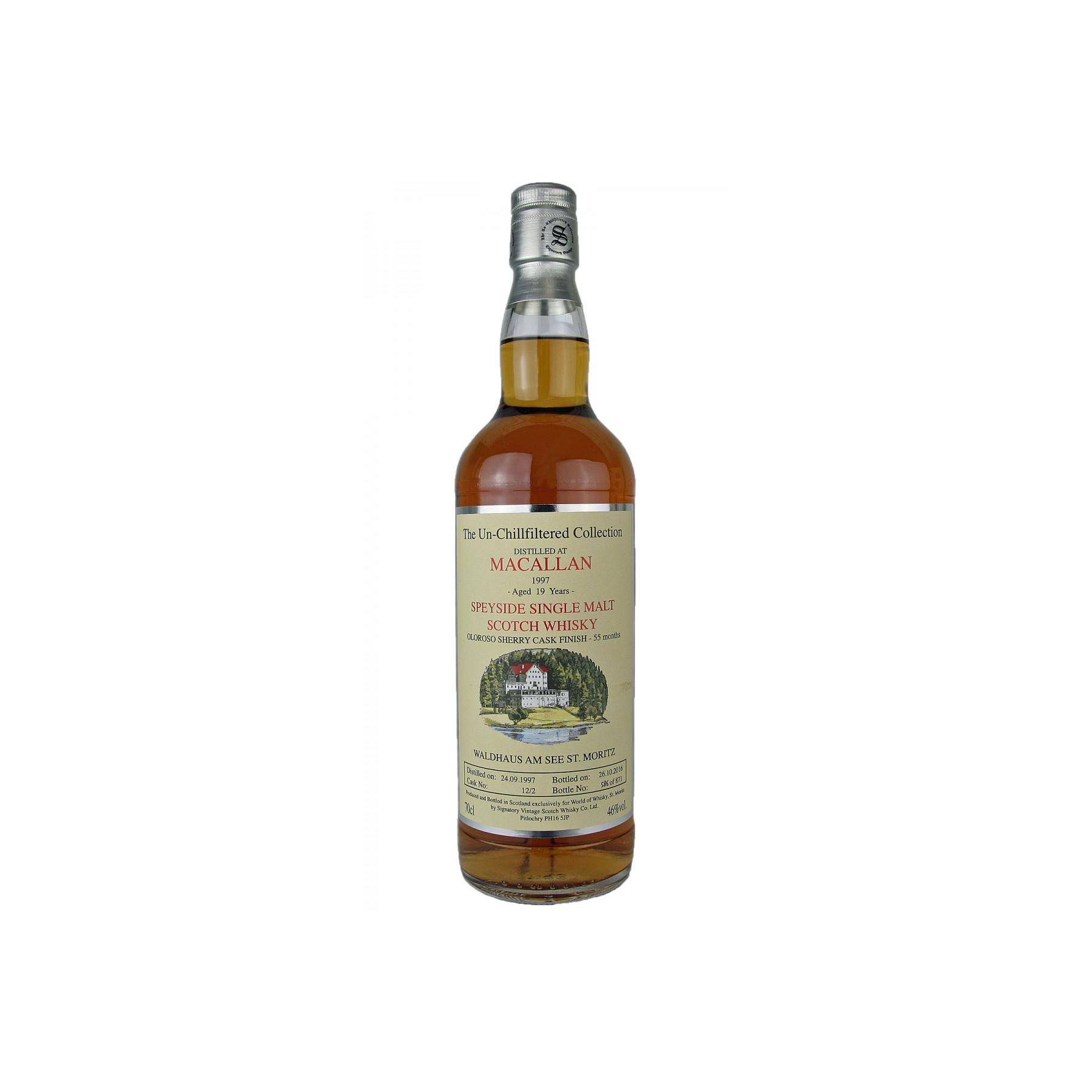 The Macallan The Un-Chillfiltered Collection 1997 19 Years Single Malt Whisky