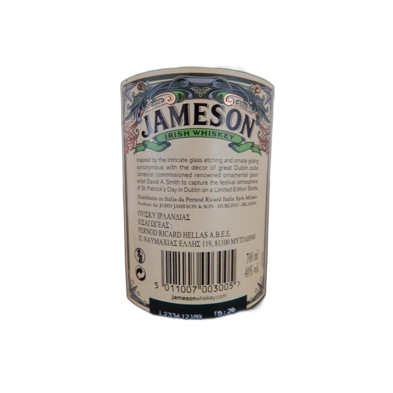 Jameson Limited Edition Blended Whisky 3