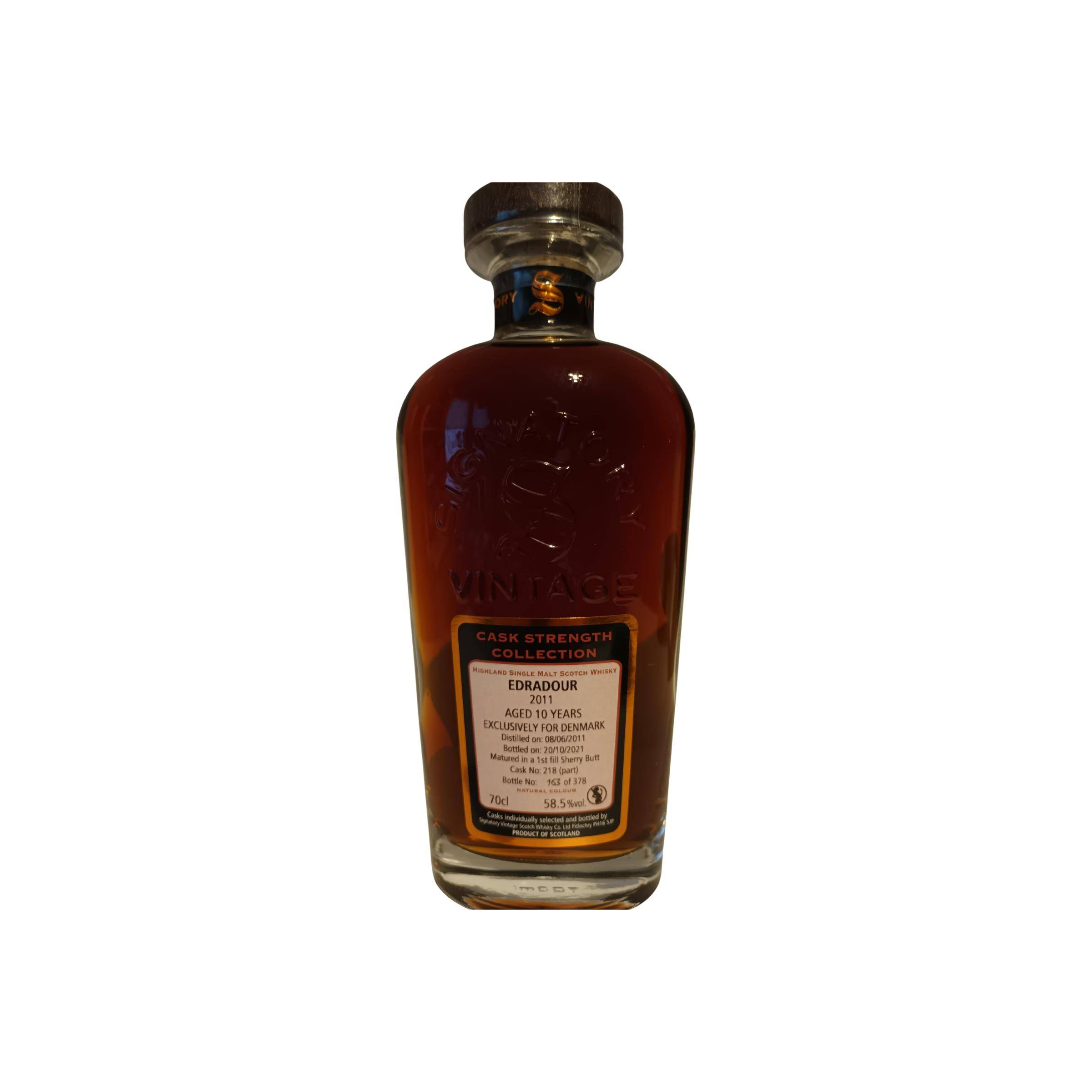 Edradour Cask Strength Collection 2011 10 Years Single Malt Whisky