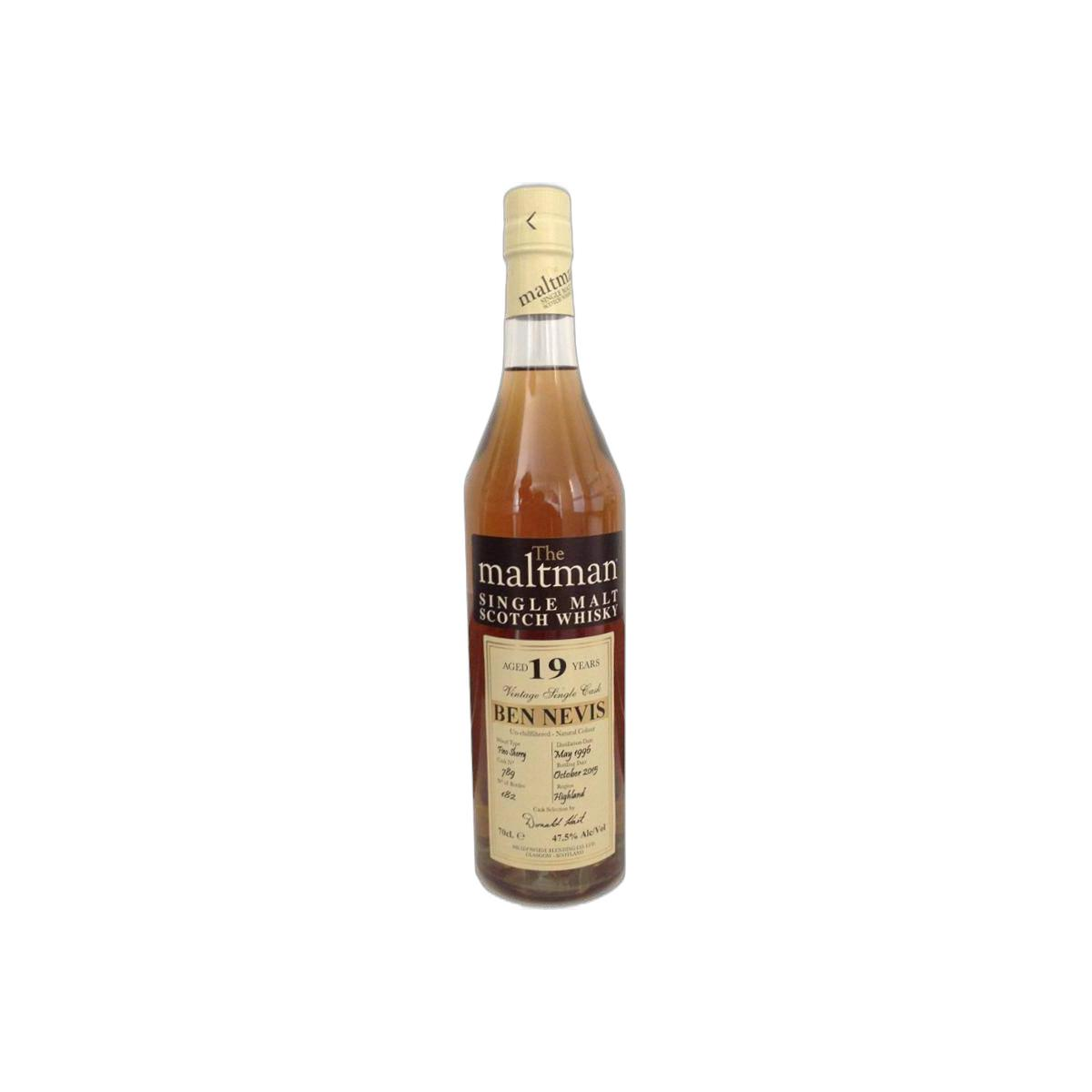 Ben Nevis 1996 19 Years Single Malt Whisky