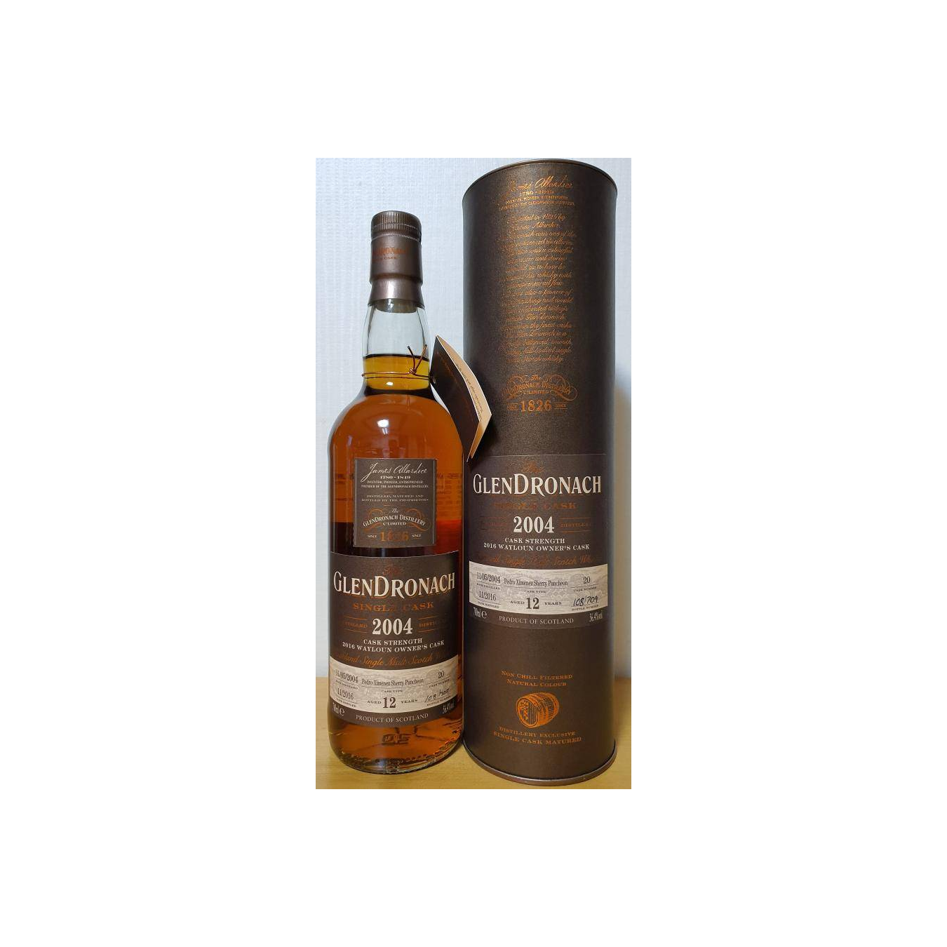 GlenDronach Single Cask 2004 12 Years Single Malt Whisky 2