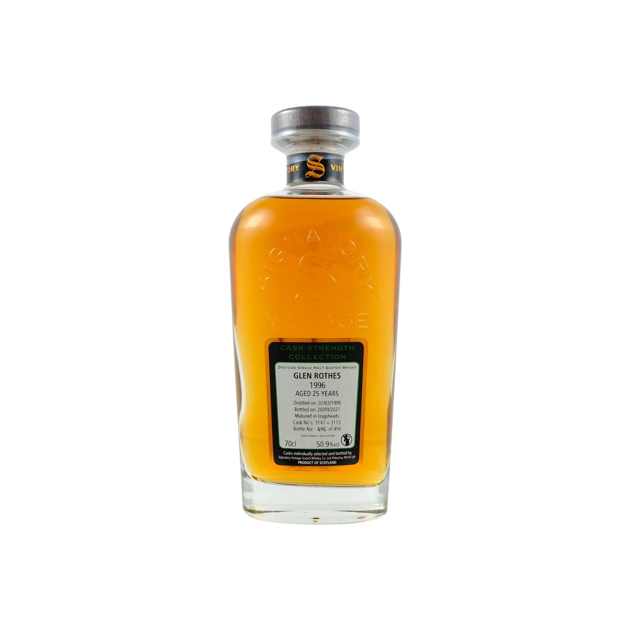The Glenrothes Cask Strength Collection 1996 25 Years Single Malt Whisky