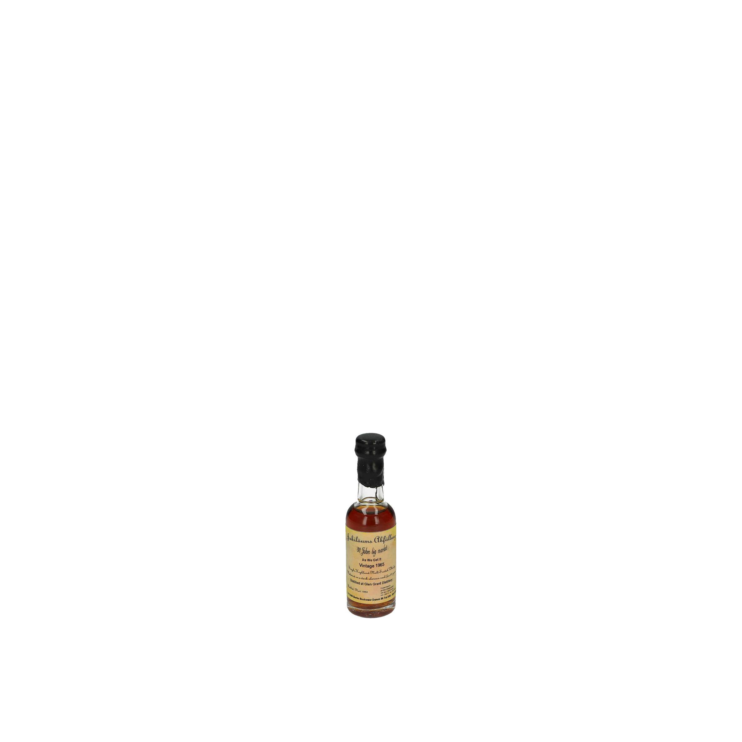 Glen Grant 1965 33 Years Single Malt Whisky