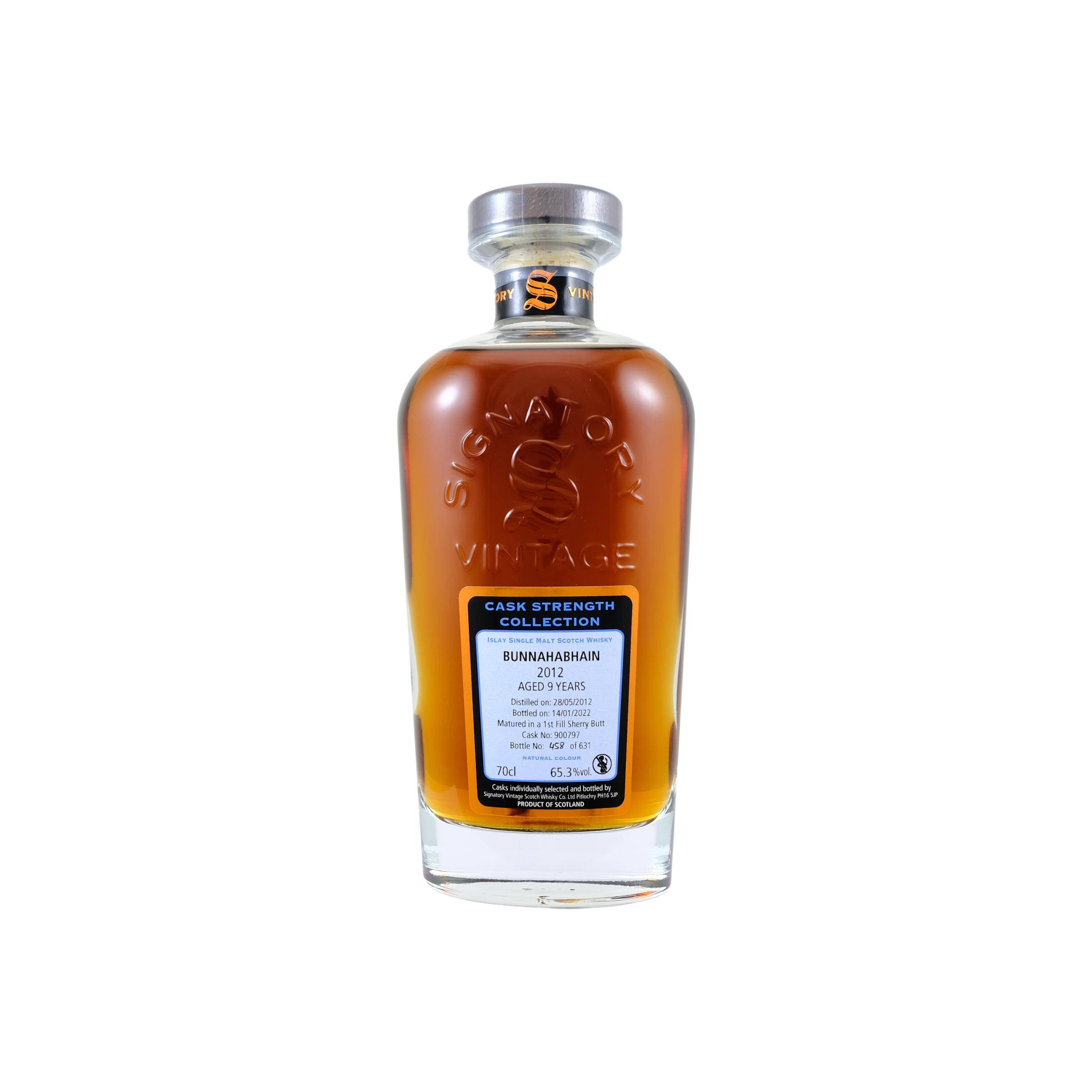 Bunnahabhain Cask Strength Collection 2012 9 Years Single Malt Whisky