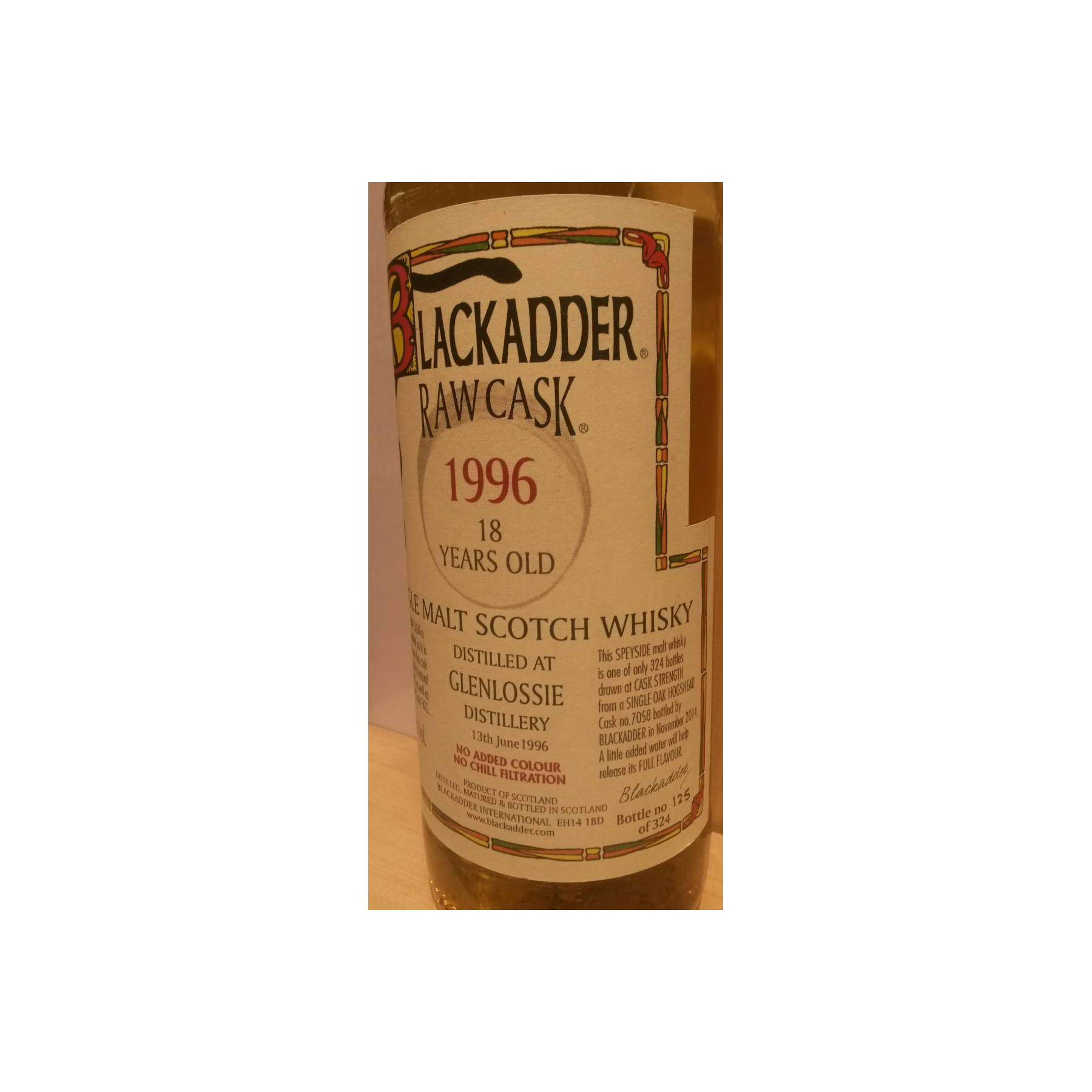 Glenlossie Raw Cask 1996 18 Years Single Malt Whisky 2