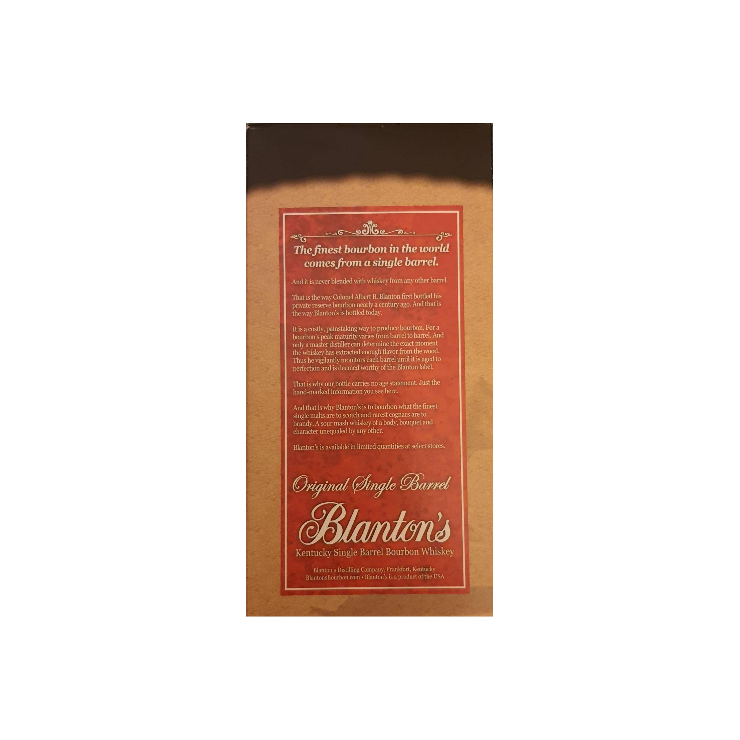 Blanton's Single Barrel Bourbon Whiskey Bourbon Whisky 3