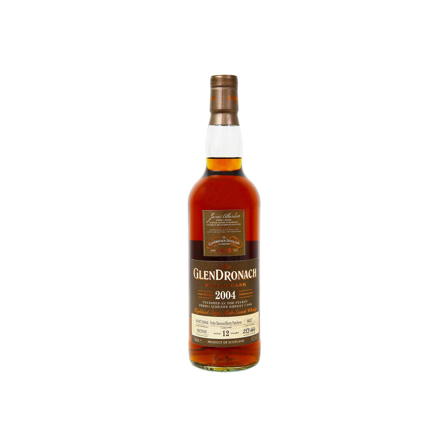 GlenDronach Single Cask 2004 12 Years Single Malt Whisky