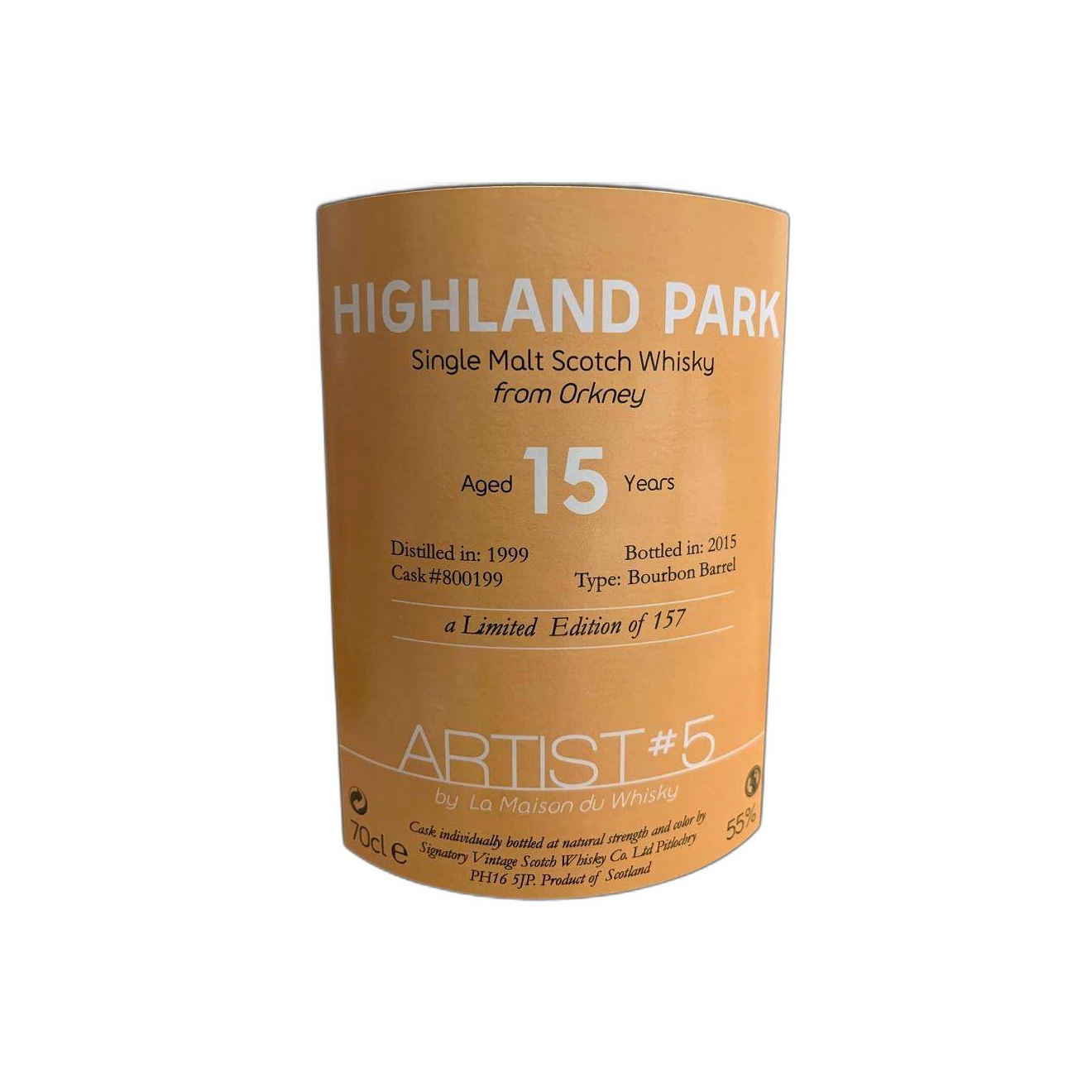 Highland Park 1999 15 Years Single Malt Whisky 2
