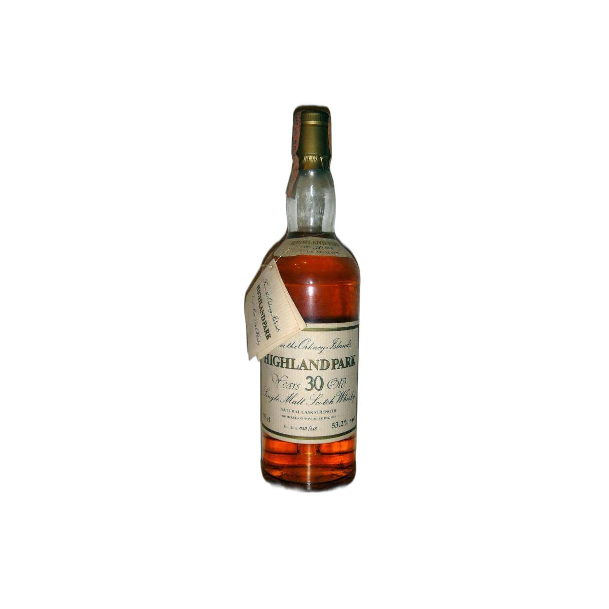 Highland Park 1955 30 Years Single Malt Whisky 2