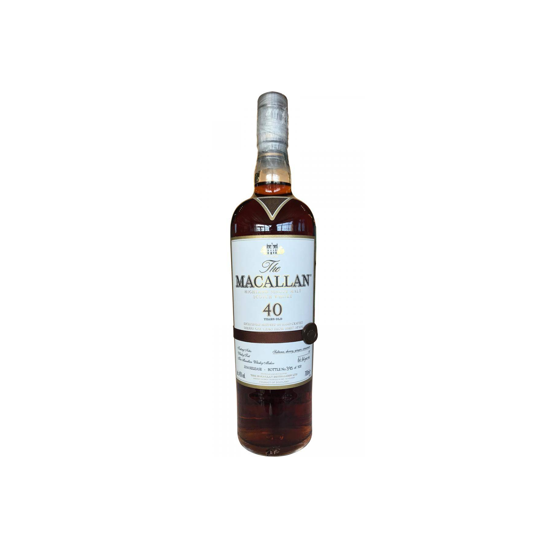 The Macallan 40 Years Single Malt Whisky