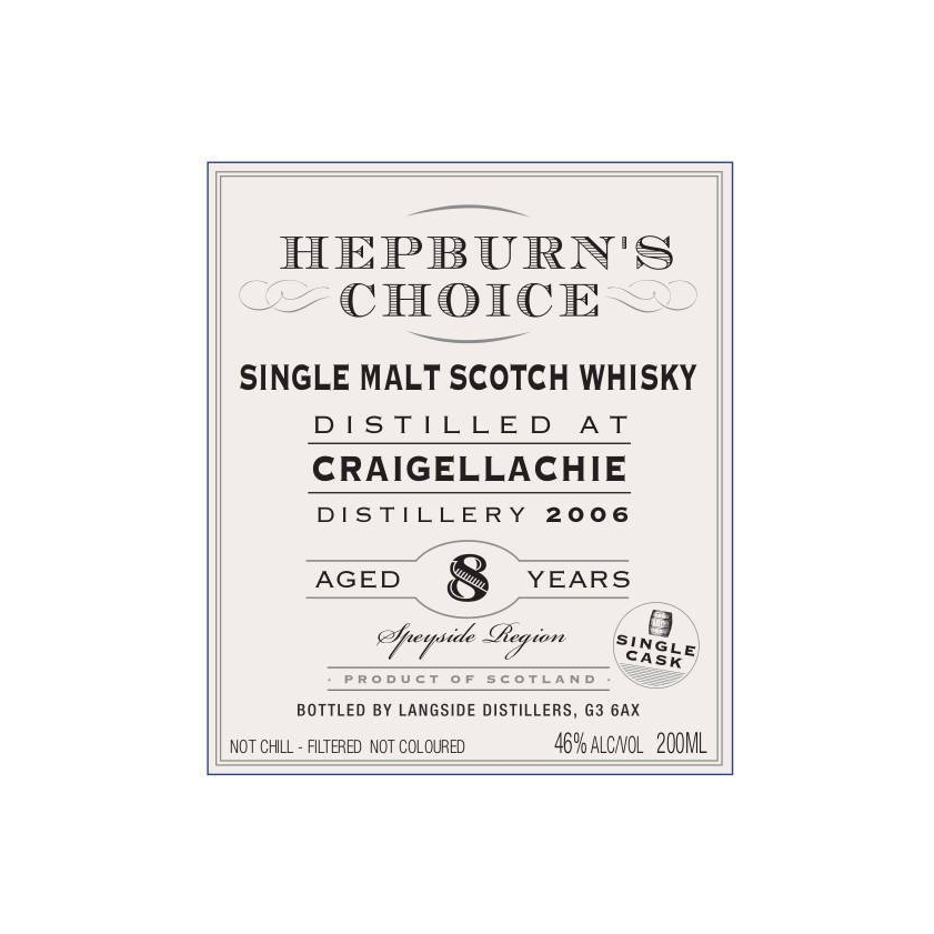 Craigellachie 2006 8 Years Single Malt Whisky