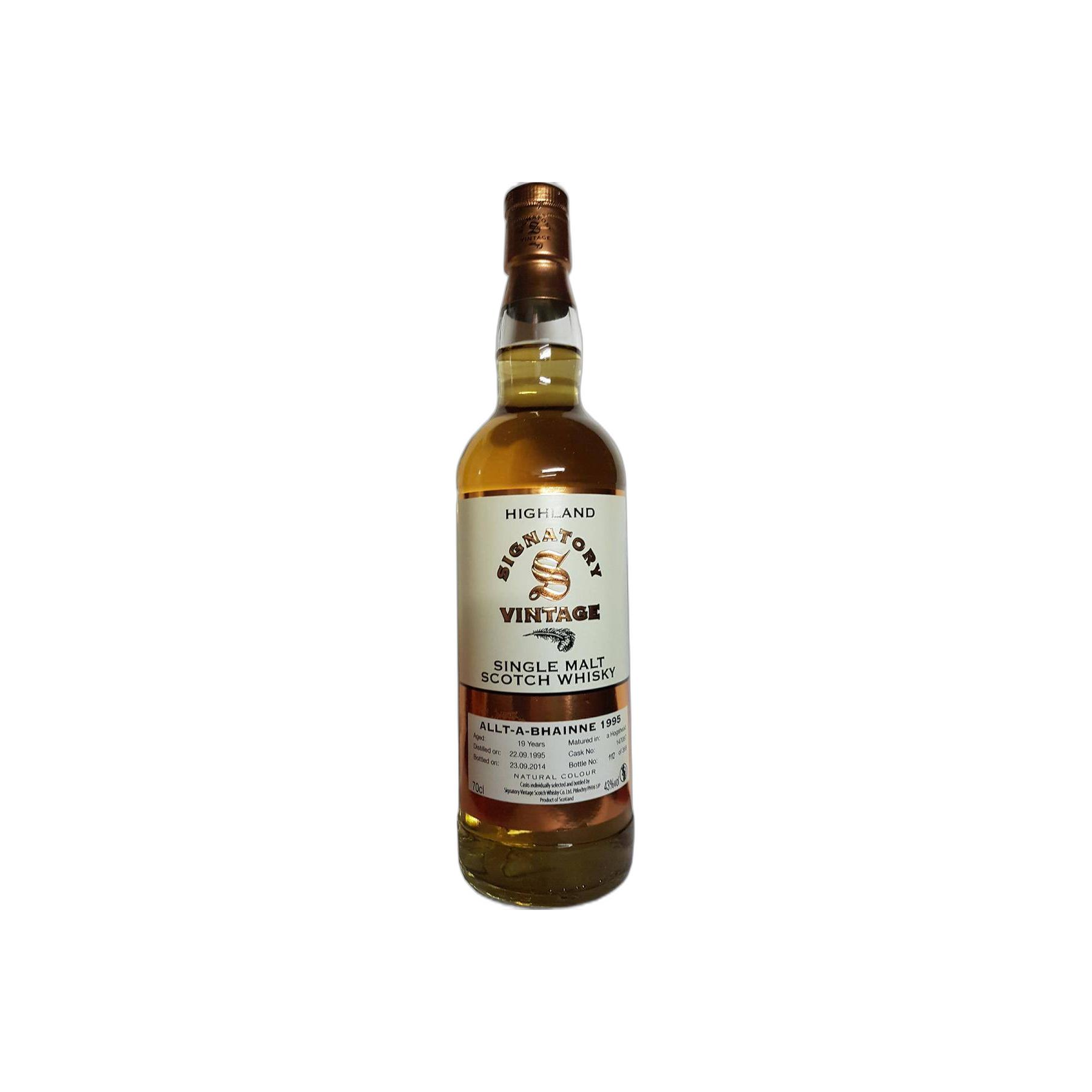 Allt-A-Bhainne Vintage Collection 1995 19 Years Single Malt Whisky