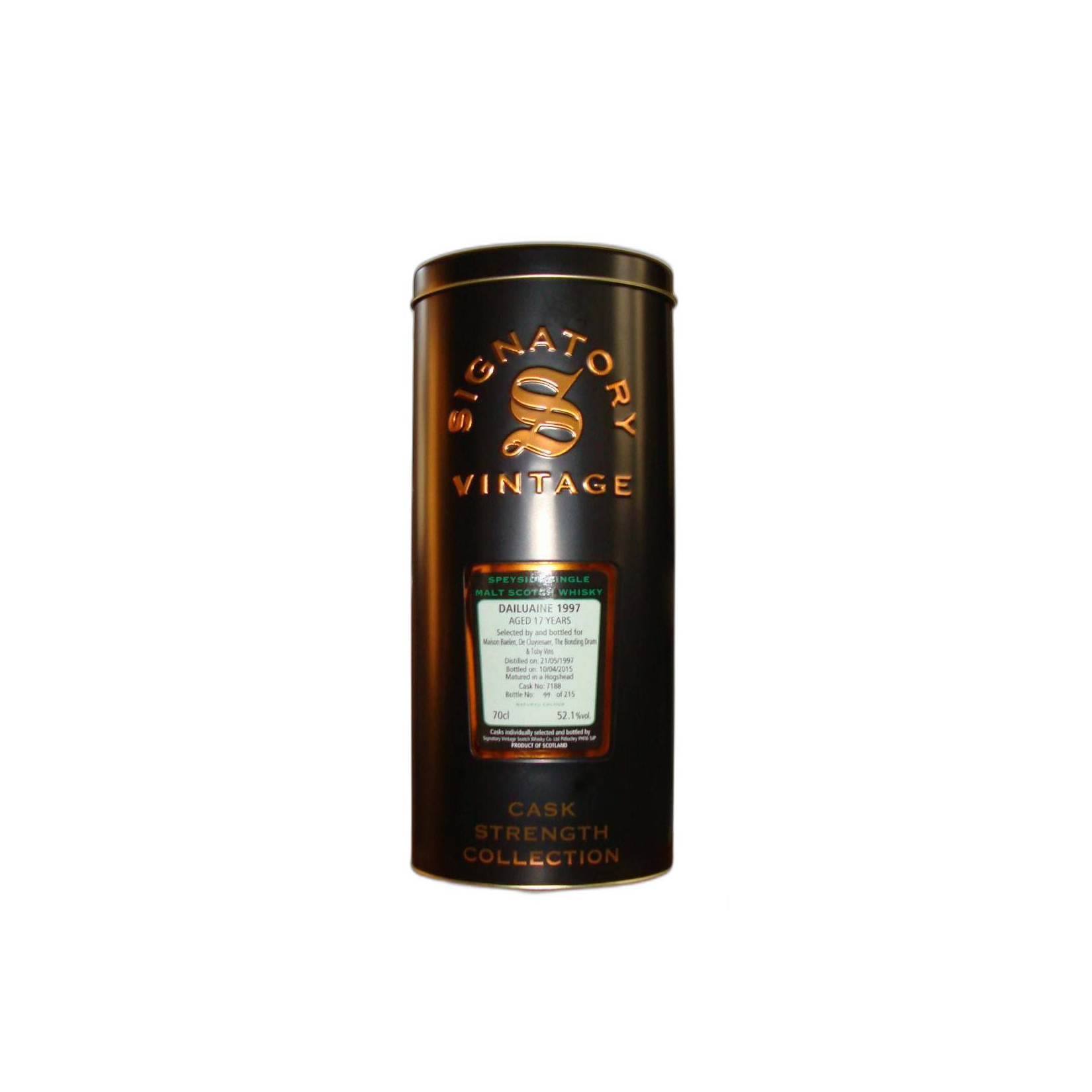 Dailuaine Cask Strength Collection 1997 17 Years Single Malt Whisky 2