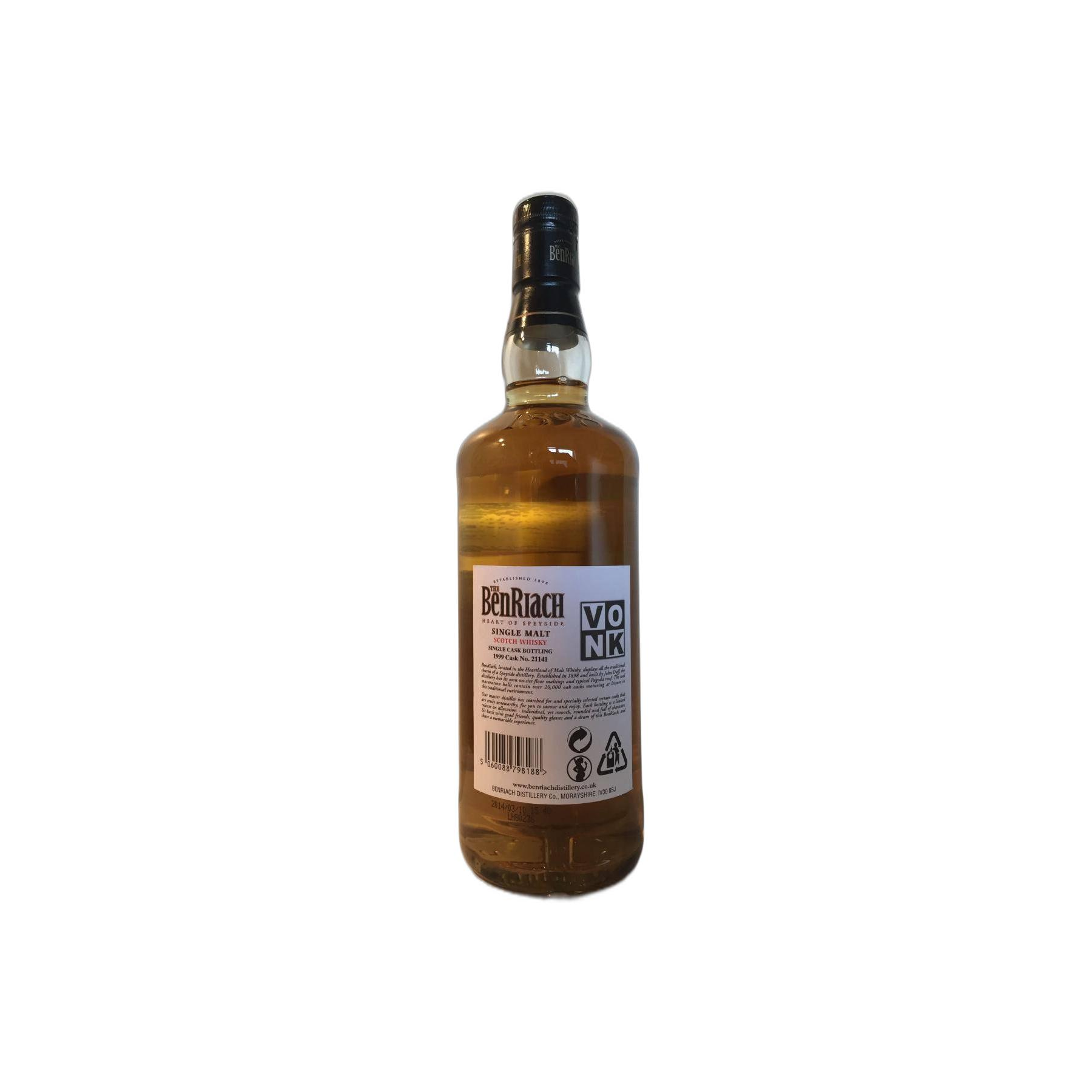 BenRiach Individual Cask Bottling 1999 15 Years Single Malt Whisky 2