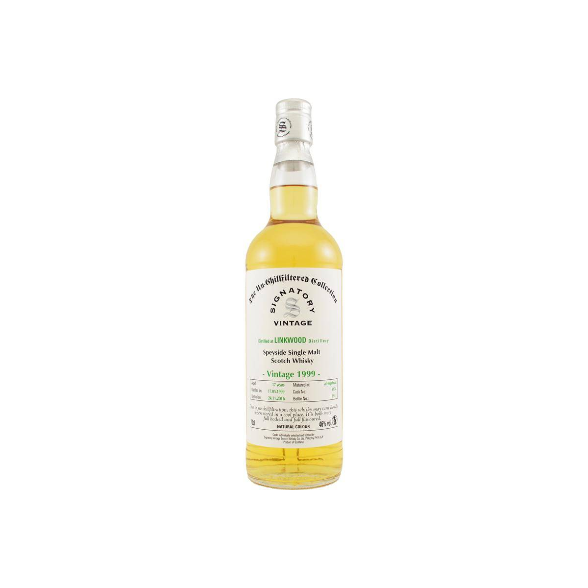 Linkwood The Un-Chillfiltered Collection 1999 17 Years Single Malt Whisky