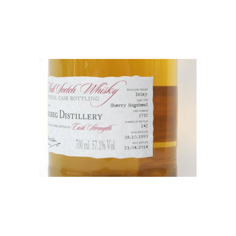 Ardbeg Individual Cask Bottling 1993 20 Years Single Malt Whisky 3