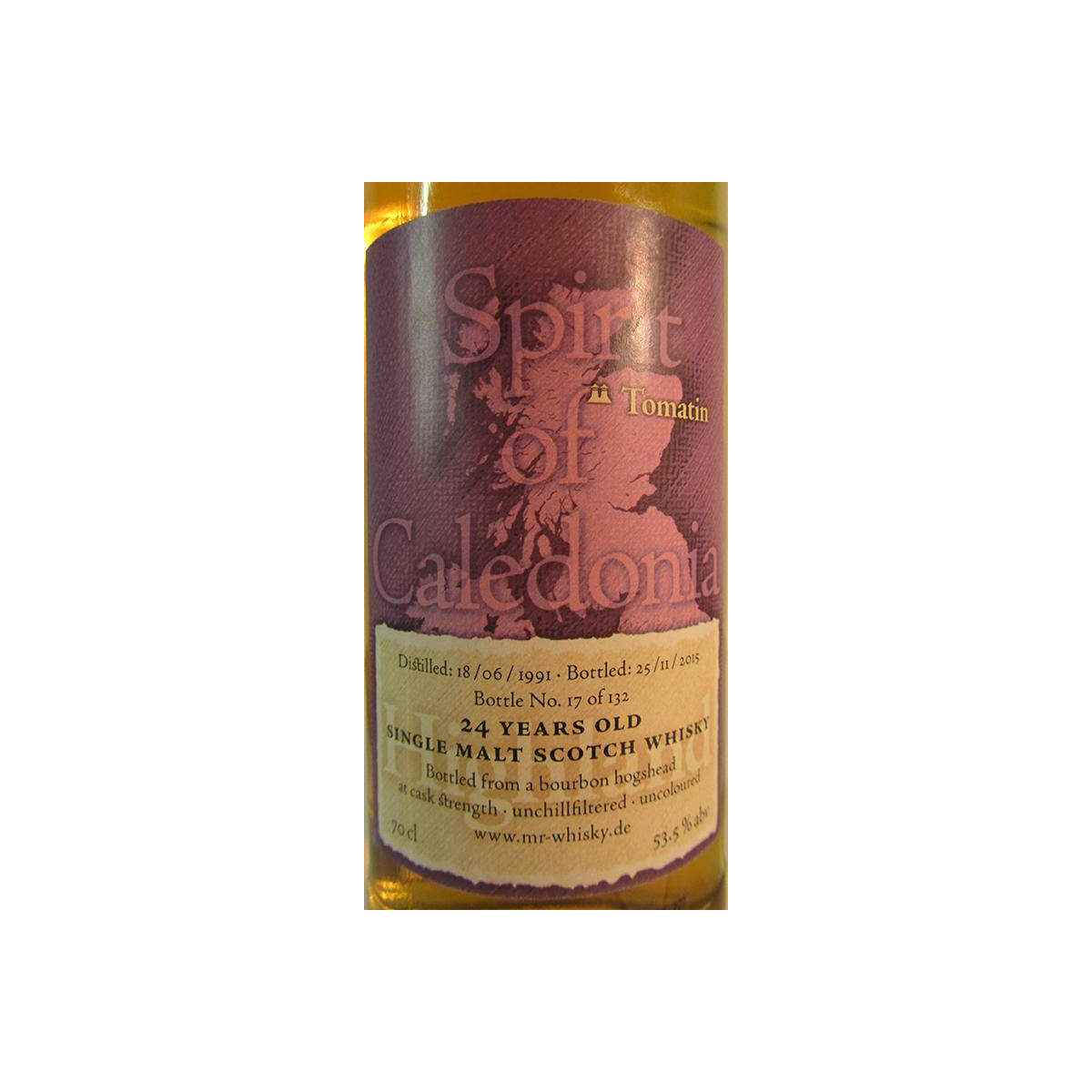 Tomatin 1991 24 Years Single Malt Whisky 2